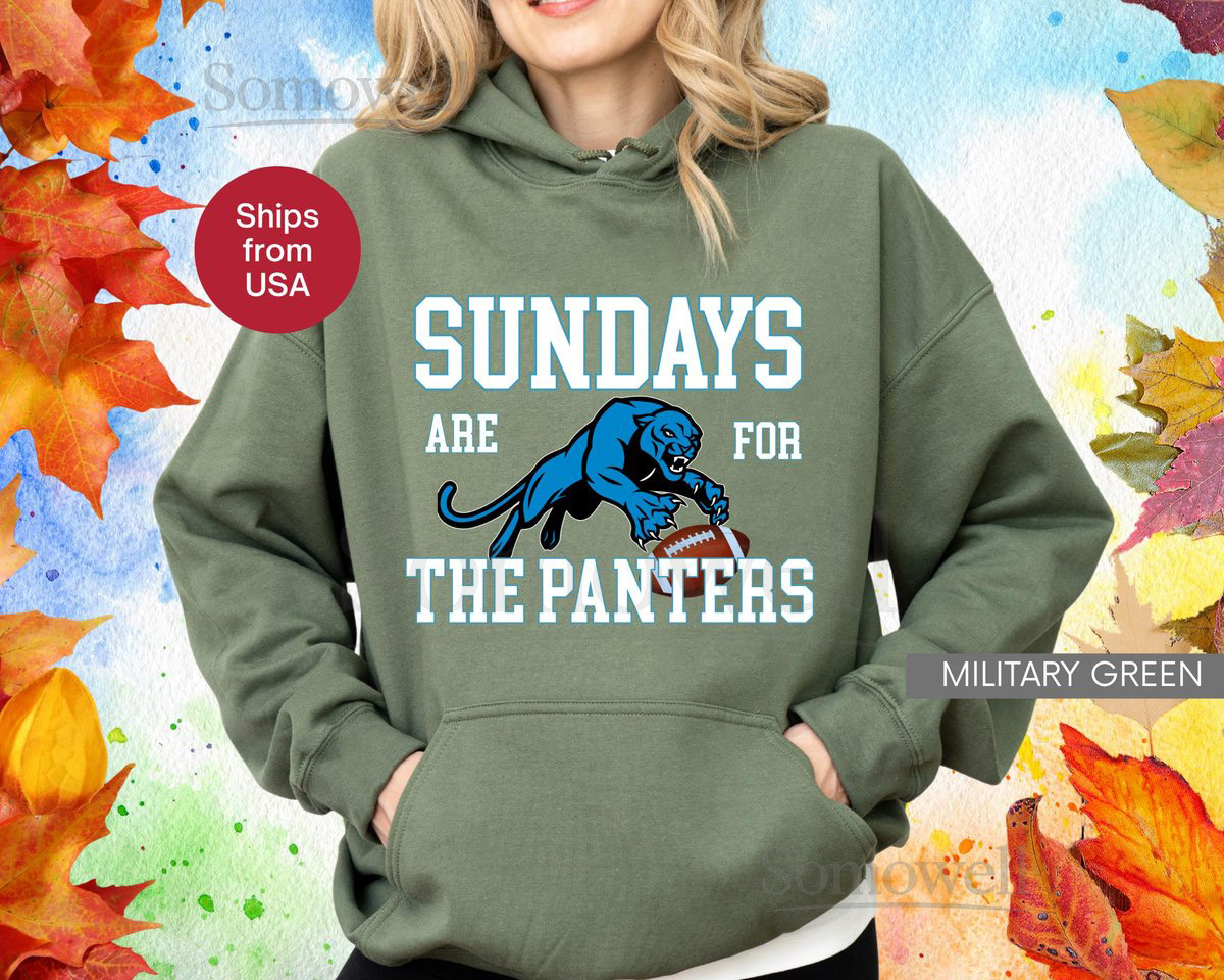 Carolina Football Sweatshirt Carolina Hoodie and Sweatshirt Carolina Fan Shirt Sundays are for the Panthers Sweatshirt_355