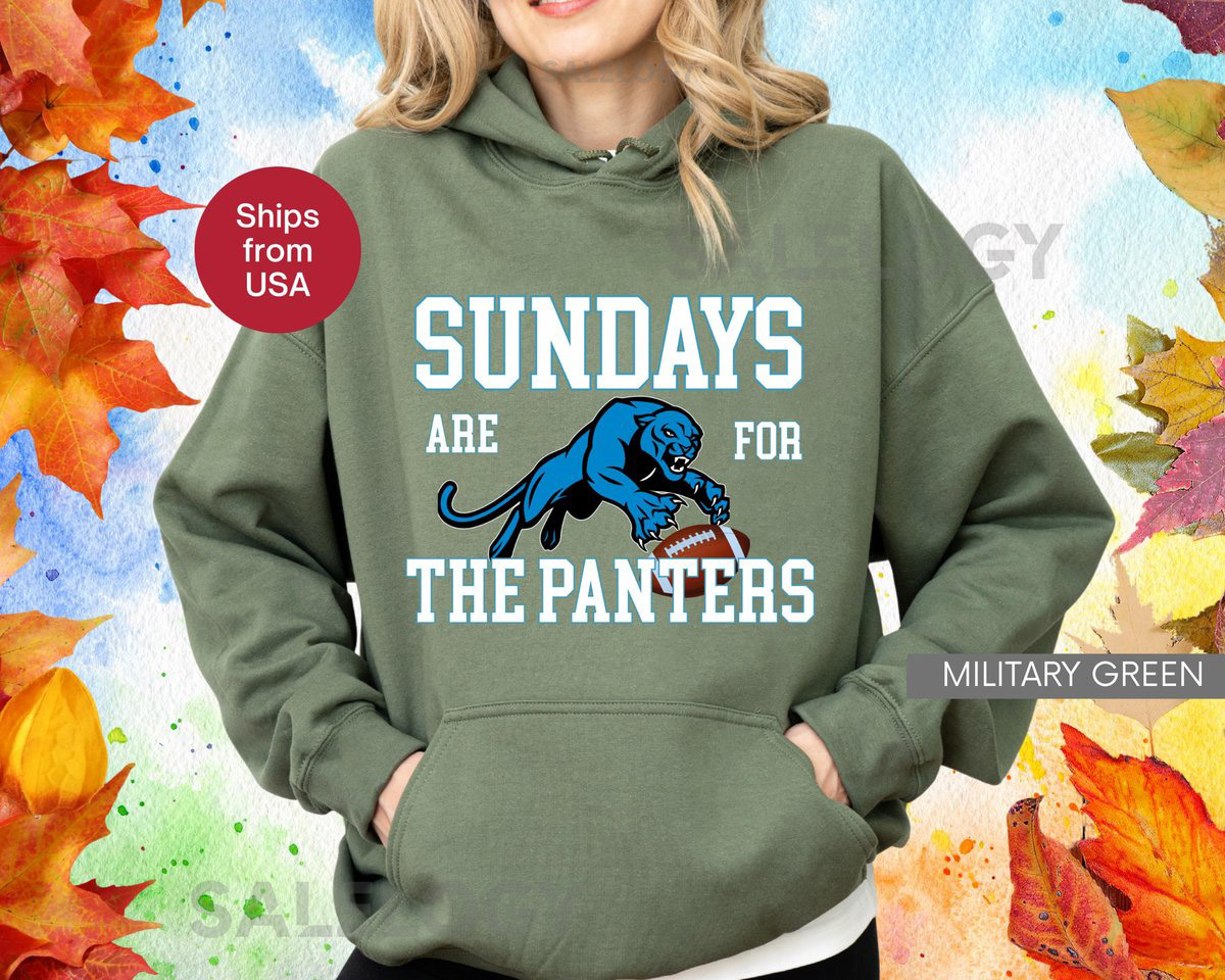Carolina Football Sweatshirt Carolina Hoodie and Sweatshirt Carolina Fan Shirt Sundays are for the Panthers Sweatshirt_355