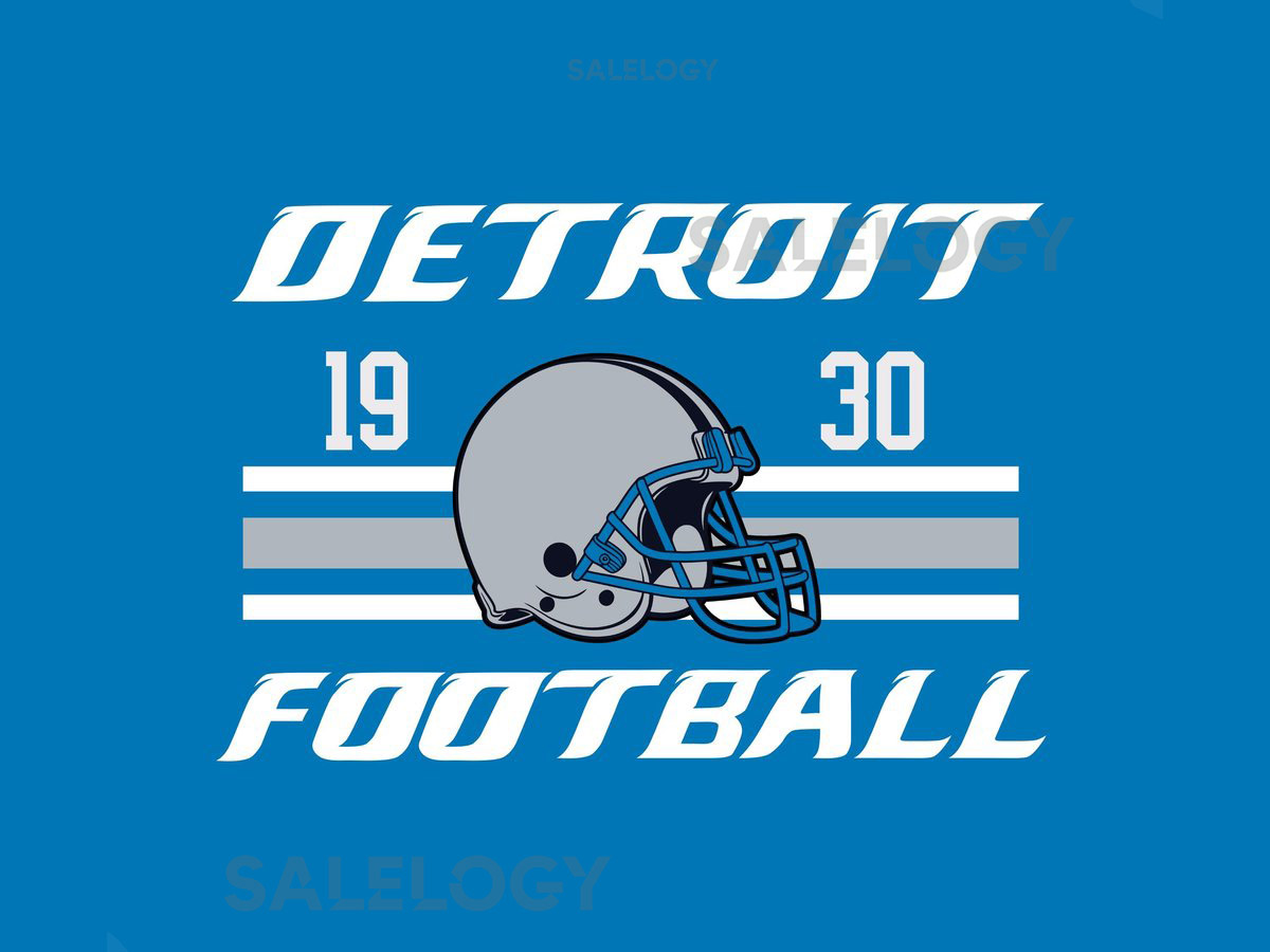 Detroit Football Vintage T Shirt Football Game Day Shirt Detroit Fan Shirt Sunday Football Gift for Lions Fan_171