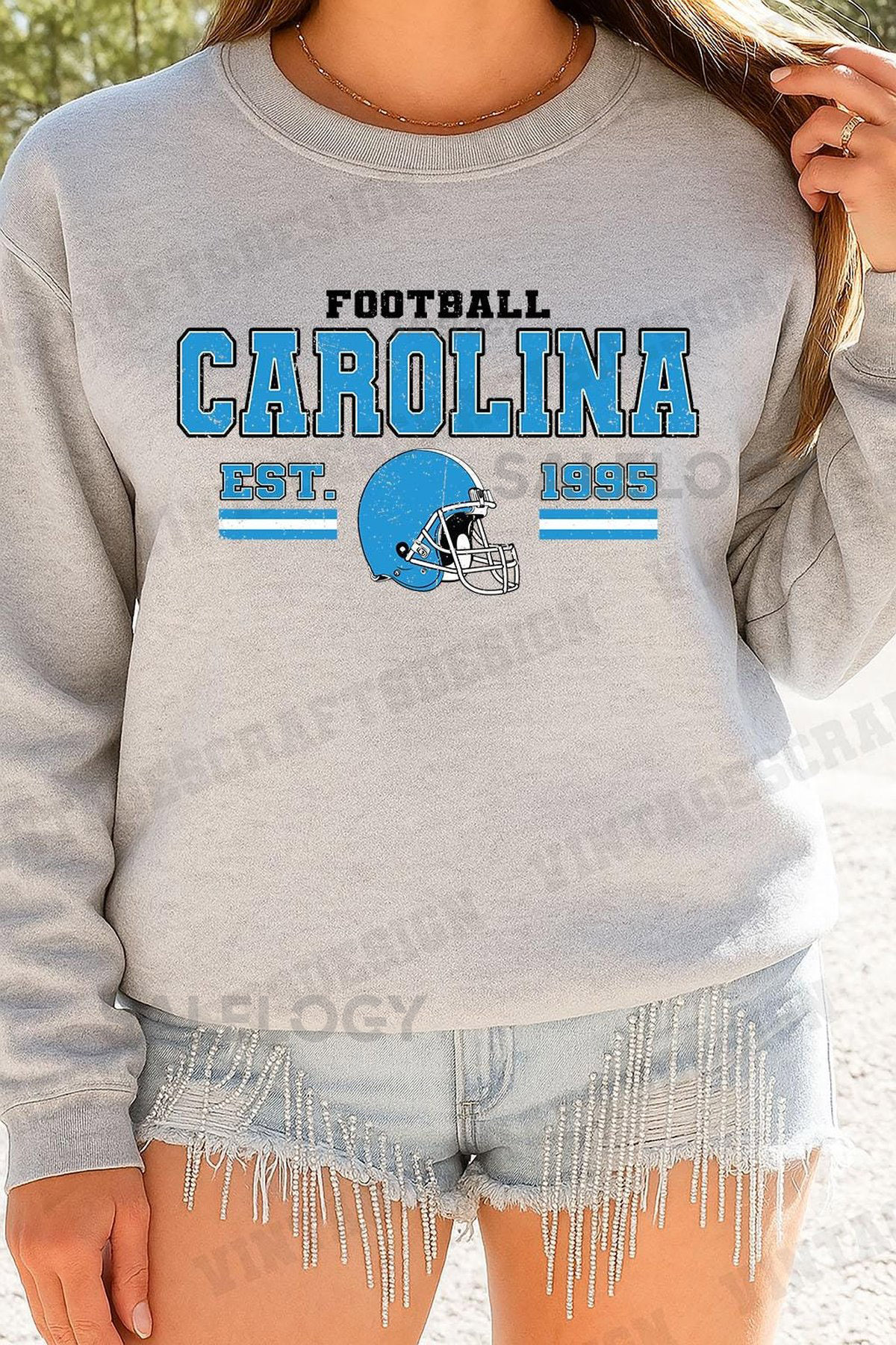 Carolina Football Sweatshirt Vintage Carolina Football Crewneck Carolina Football Shirt Game Day Carolina Fan Gifts_367