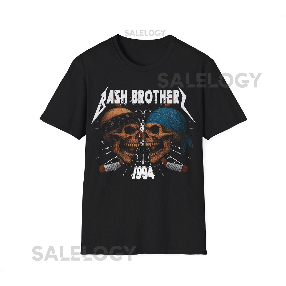 Mighty Ducks Bash Brothers T Shirt 90s Movie Hockey Tee_291