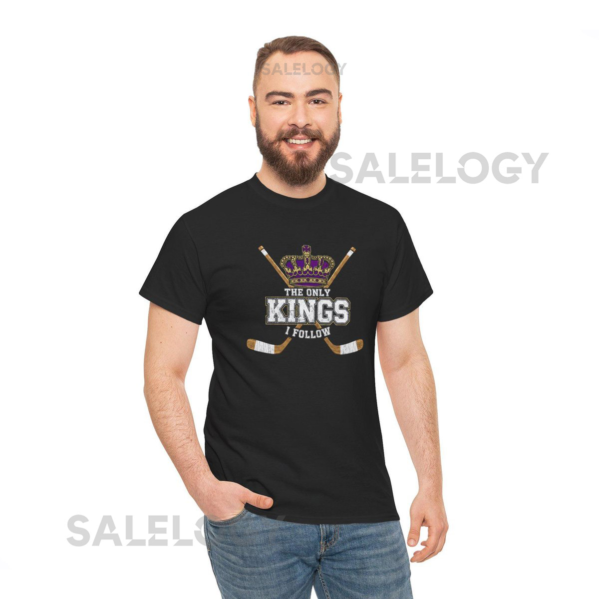 Hockey Kings Heavy Cotton Tee Funny NHL Fan Apparel_191
