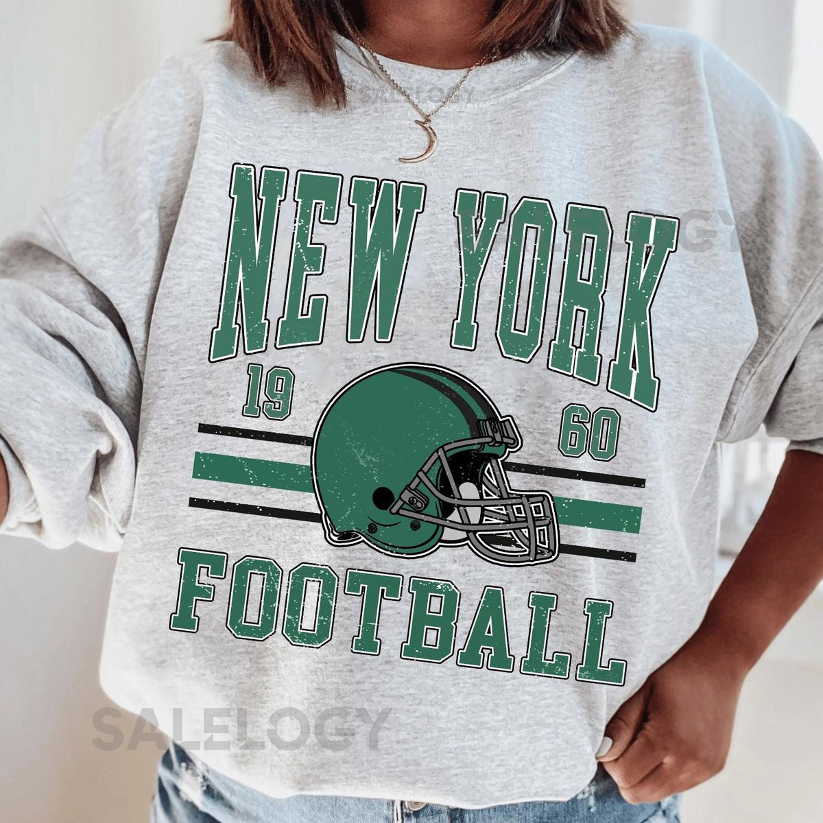 New York Hoodie Retro 80s Vintage Style Football Sweatshirt Unisex Heavy Blend Hooded Sweatshirt for Game Day Tailgaiting_368