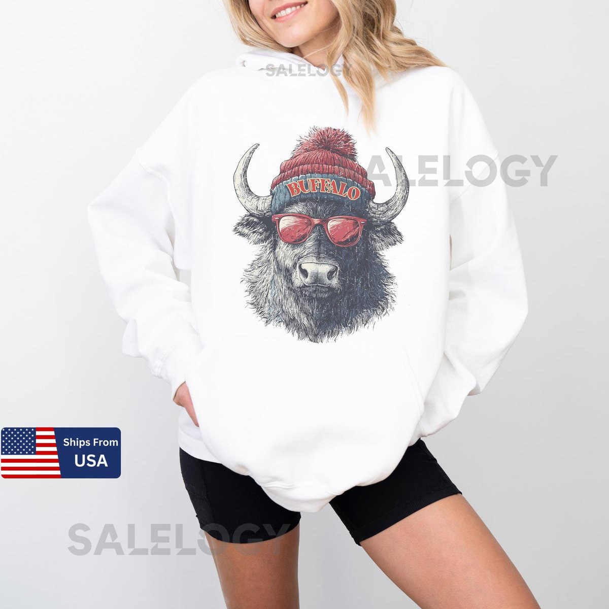 Buffalo Football Crewneck Sweatshirt Vintage Fan Gifts for Game Day Trendy Sports Apparel Unisex Buffalo Hoodie Football Fan Gear Shirt_265