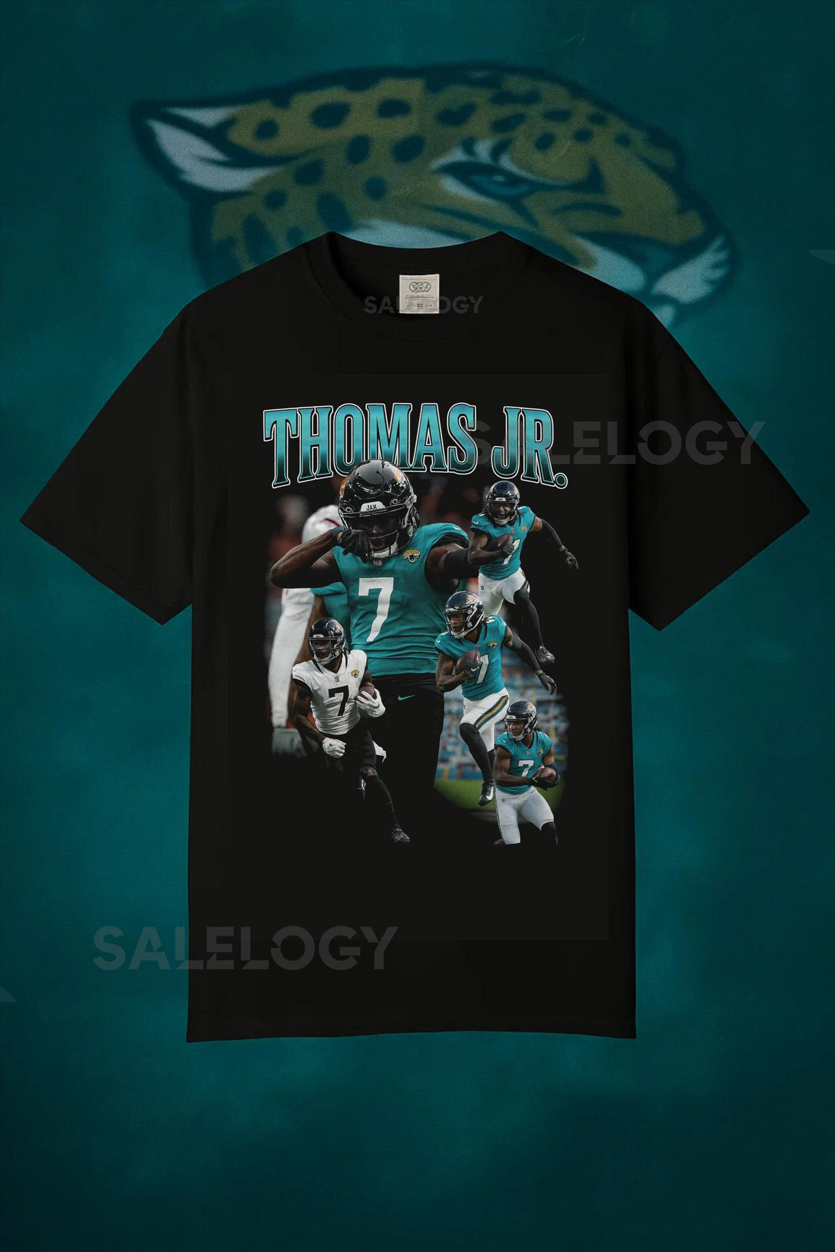 Brian Thomas Jr. Bootleg Shirt Vintage Jacksonville Jaguars Football Tee Retro NFL F_21