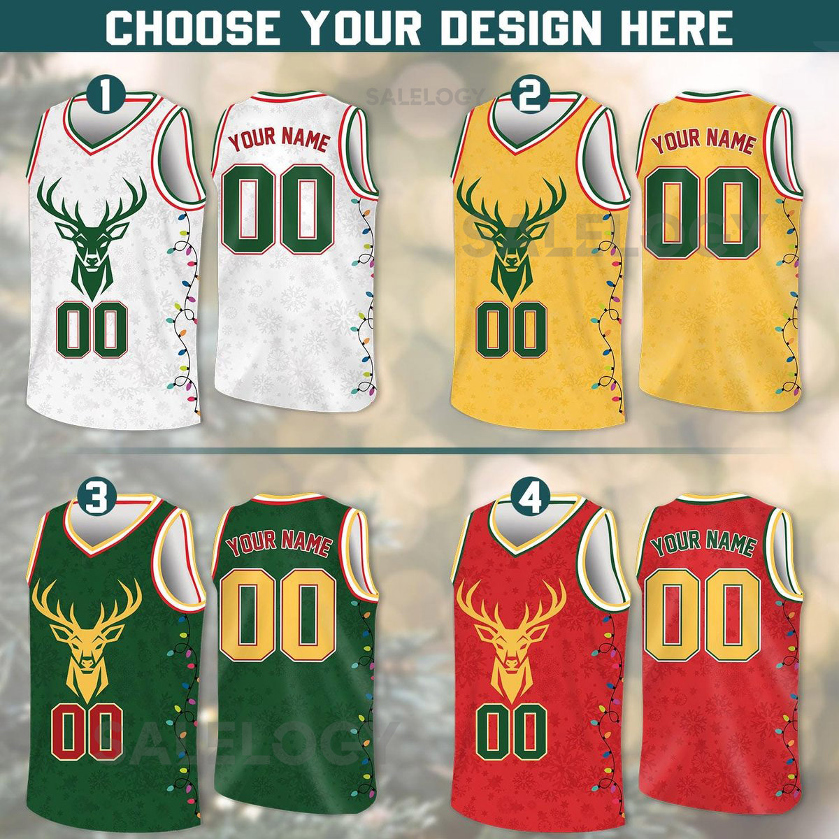 Custom Christmas Basketball Jersey Team Name Number Reindeer Basketball Jersey Team Game Day Outfit Basketball Jersey for Christmas_144