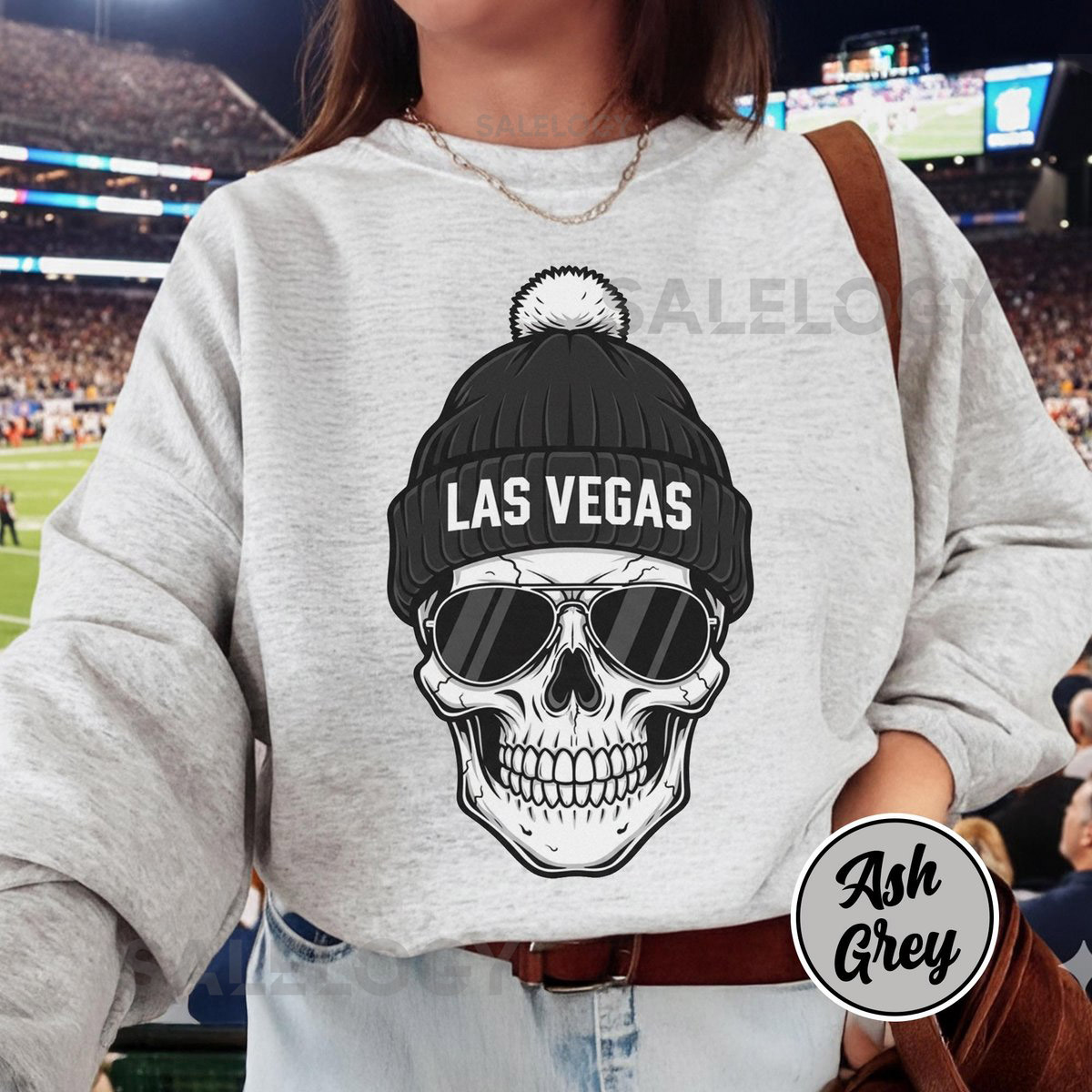 Las Vegas Football Mascot Crewneck Sweatshirt T-Shirt Retro Las Vegas Football Shirt Las Vegas Football Christmas Raider Fan Gift_60