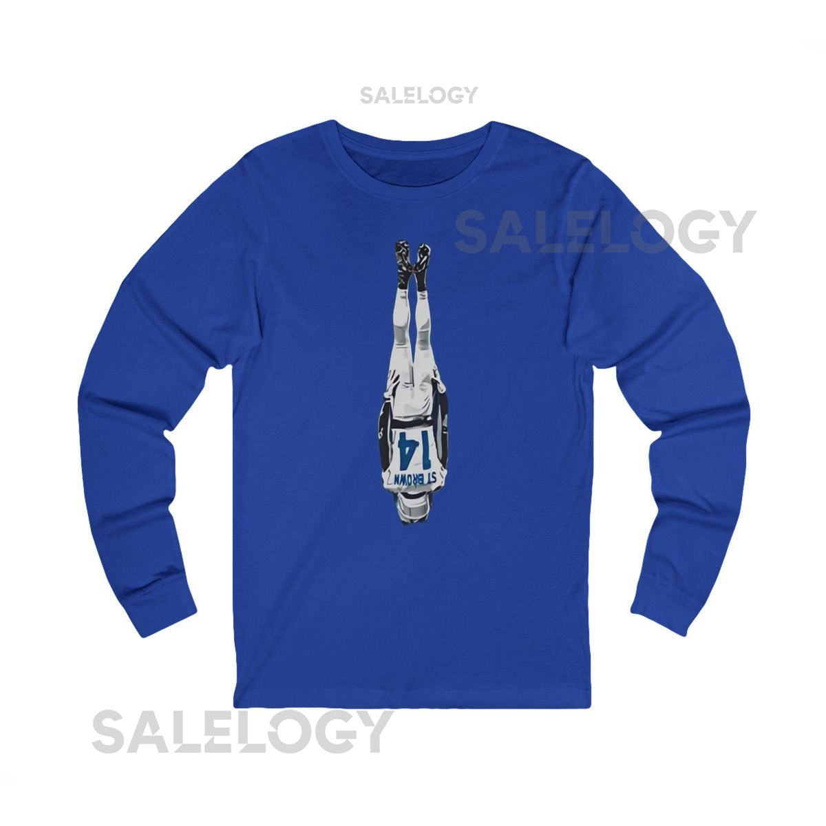 Amon Ra St Brown Long Sleeve Tee St Brown Headstand Amon Ra Upside Down Lions Game Day Shirt Detroit Lions Gifts_15