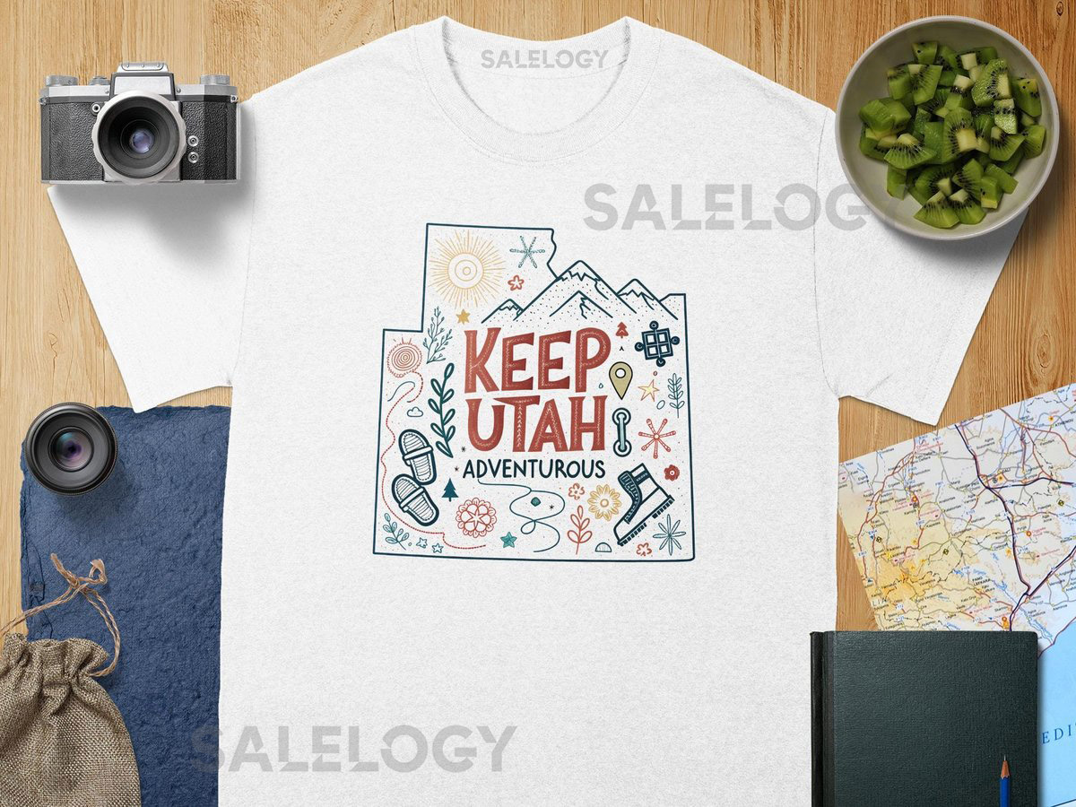 Keep Utah Adventurous T Shirt Utah Travel Shirt Adventure Tee Utah Lover Gift State Pride Shirt Vacation T Shirt Nature T Shirt_245