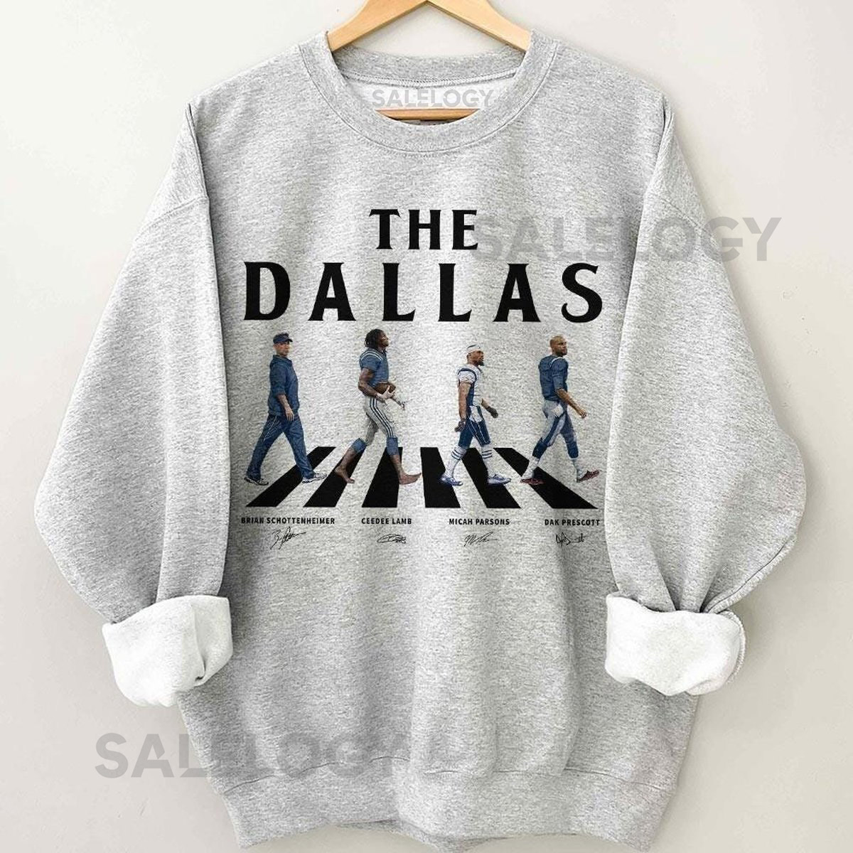 Dallas Walking Abbey Road Signatures Football Shirt Gift For Fan Football Unisex_279