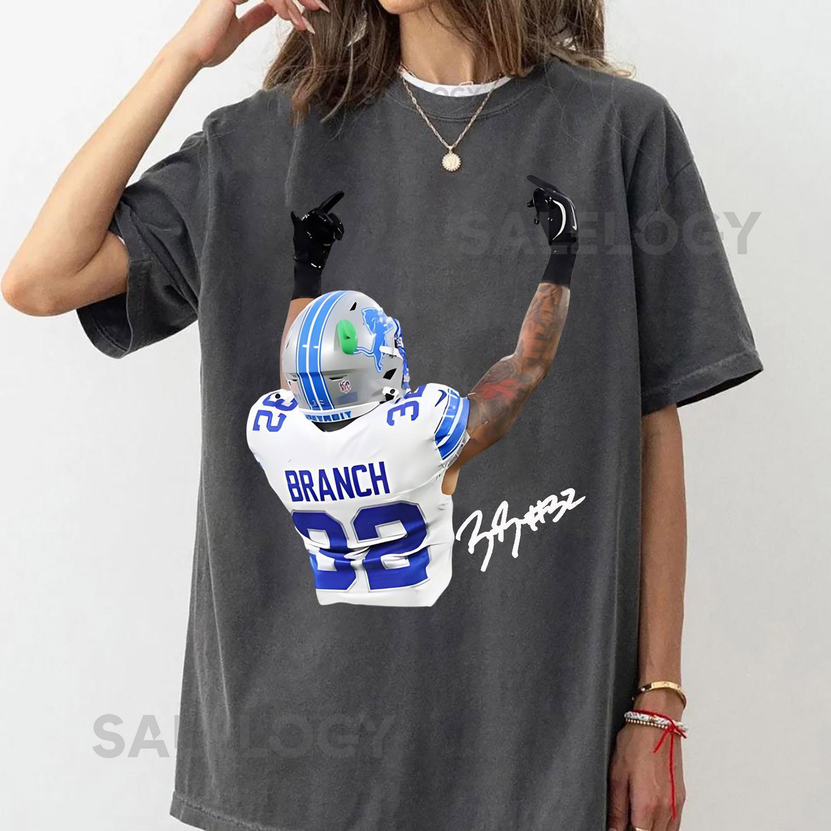 Brian Branch Middle Finger Shirt Perfect Gift for Lions Fans Detroit Football Shirt gift for her Him Brian Branch Detroit Lions Football_42