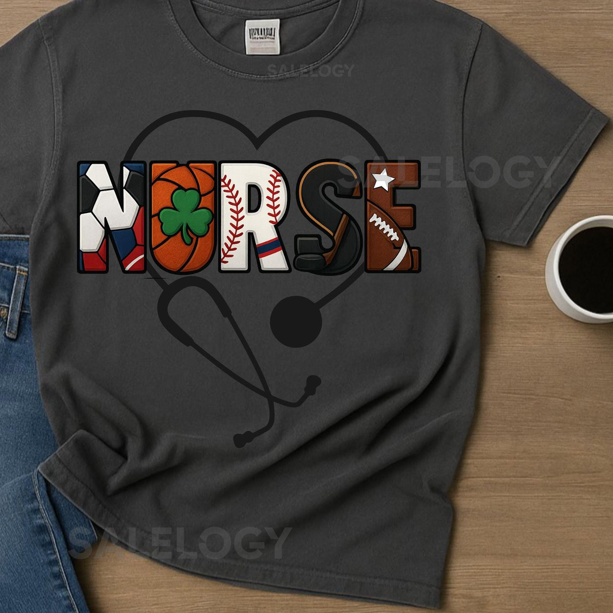 Boston Sports Nurse T-Shirt Sports Fan Apparel_217