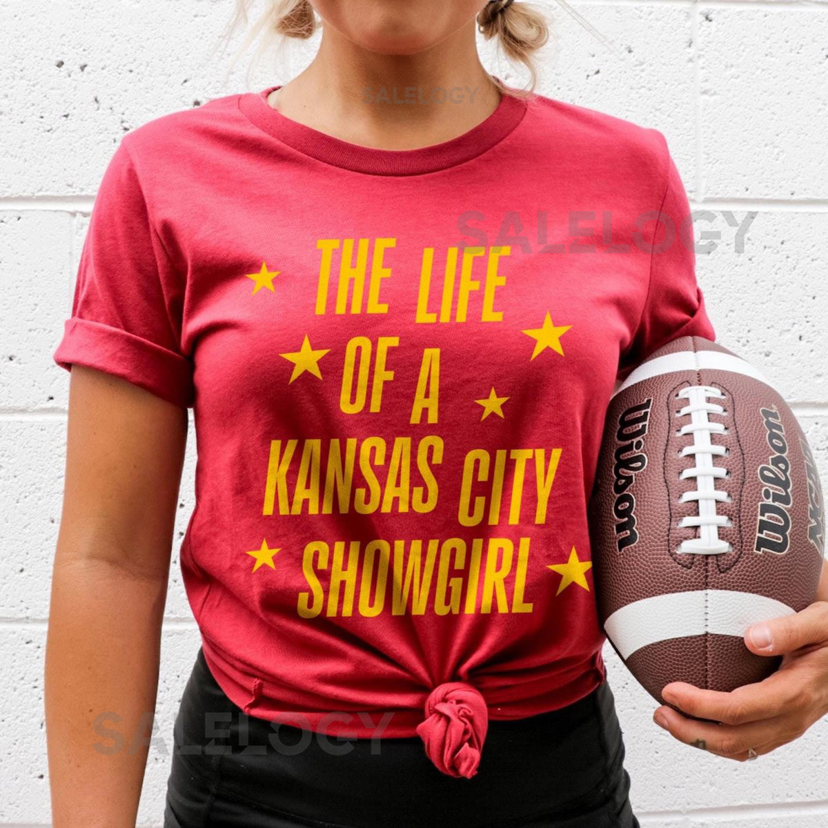 Life of a Kansas City Showgirl Shirt Taylor Swift Inspired KC Tee Bella Canvas 3001 Chiefs Game Day T-Shirt Retro Football Graphic Tee_511