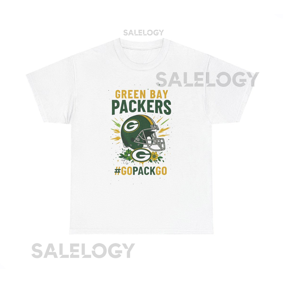 Green Bay Packers Unisex Heavy Cotton Tee Football Shirt Game Day T-Shirt Sports Apparel Gift for Packers Fans GoPackGo Tee_491