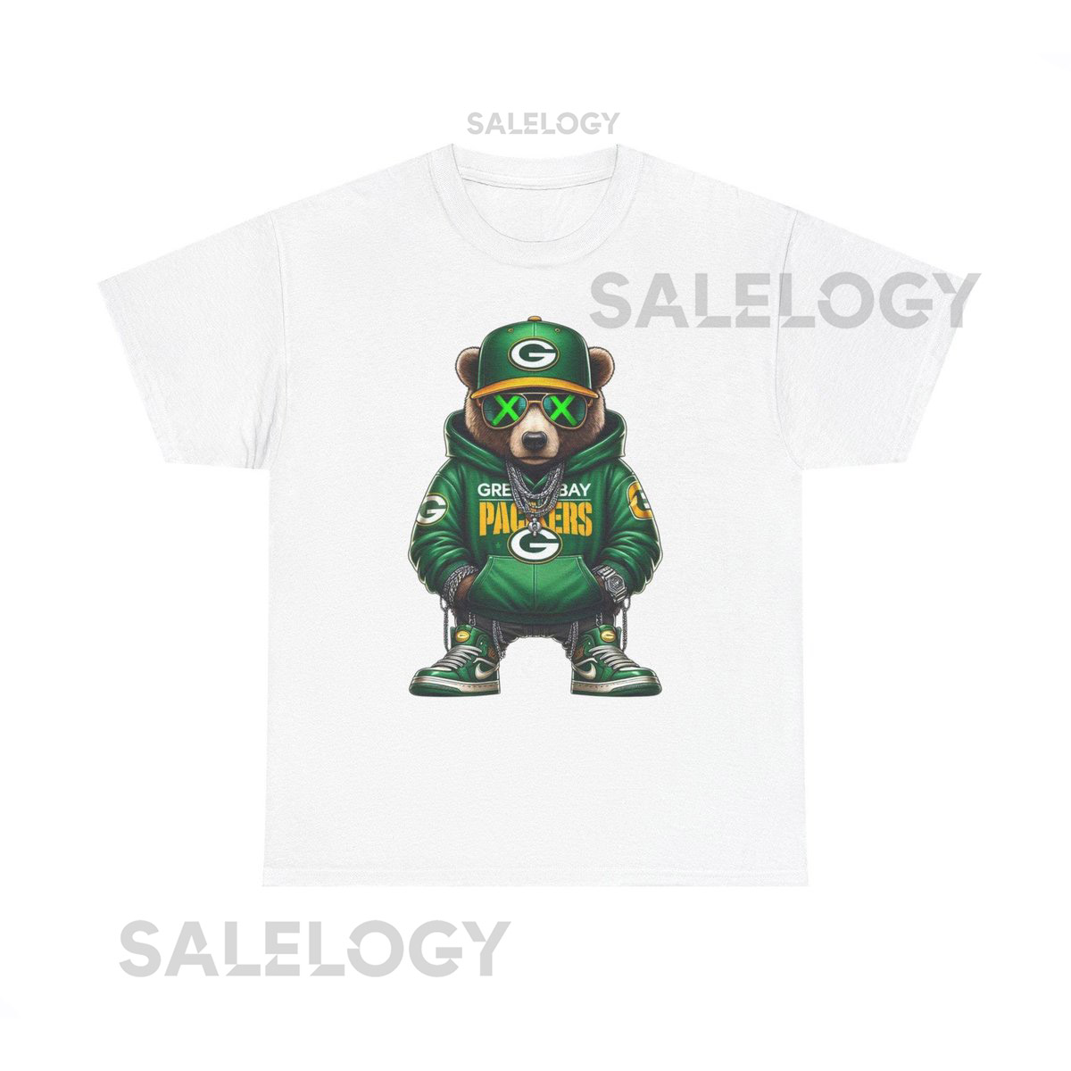 Green Bay Bear Fan Tee Unisex Cotton Shirt Sports Apparel Game Day Outfit Gift for Football Lovers_363