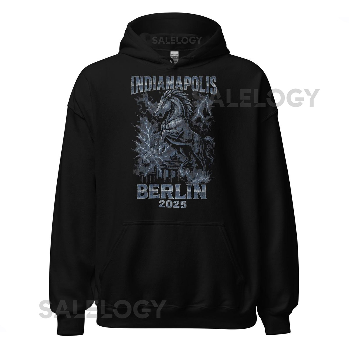 Indianapolis Berlin 2025 Distressed Vintage Football _447