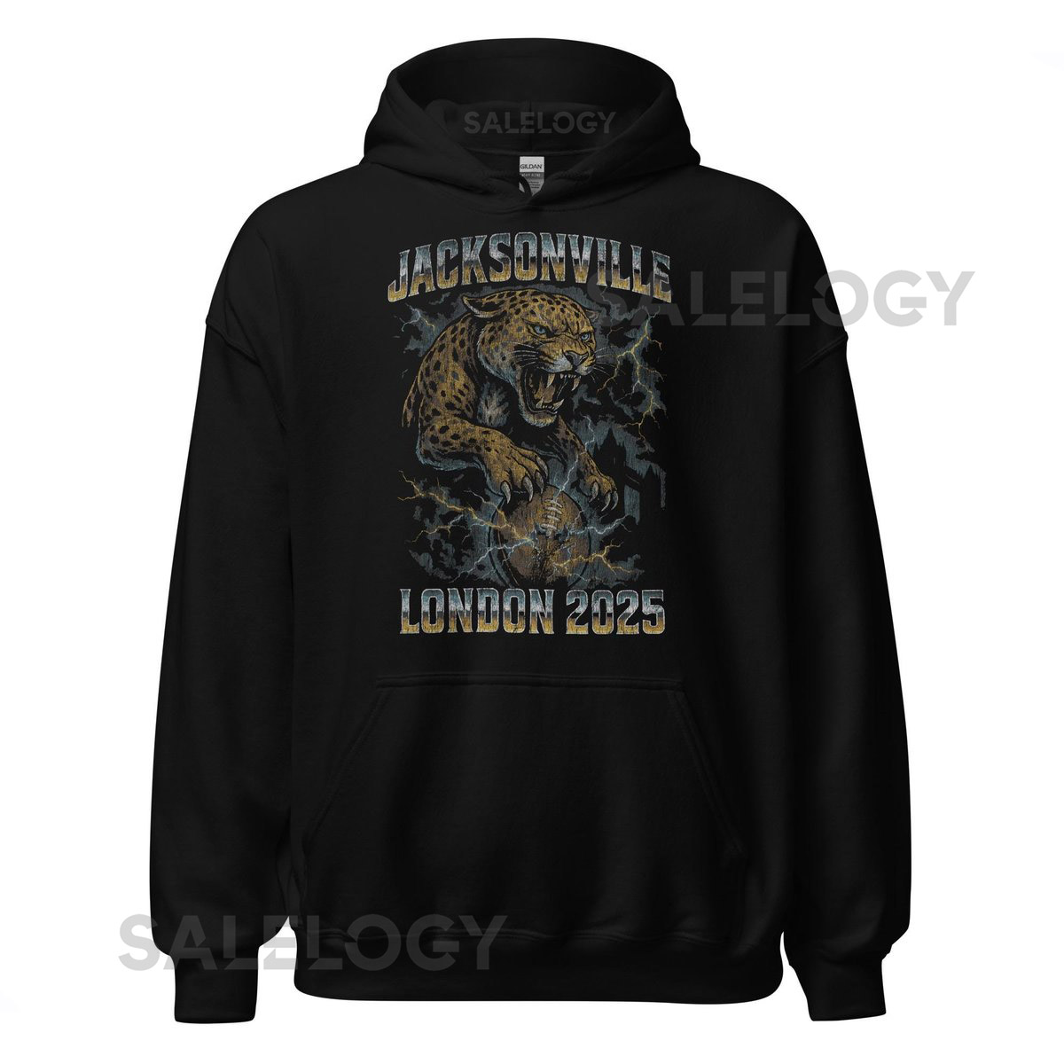 Jacksonville x London 2025 Vintage Distressed Football _694
