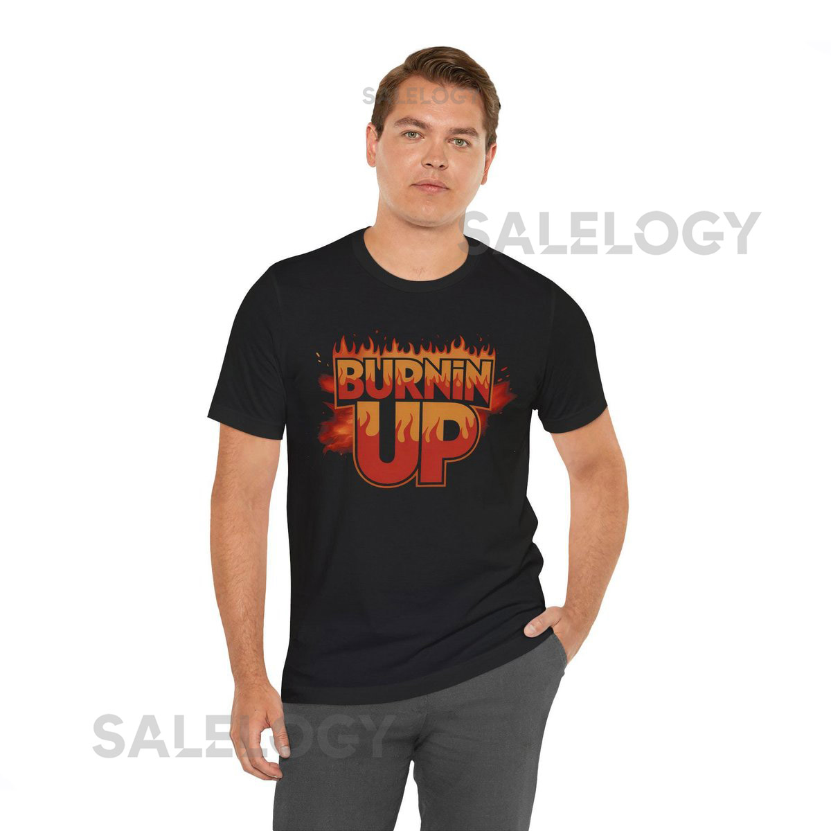 Burnin Up Flames Vintage T-Shirt - Retro Fire Graphic Tee_36