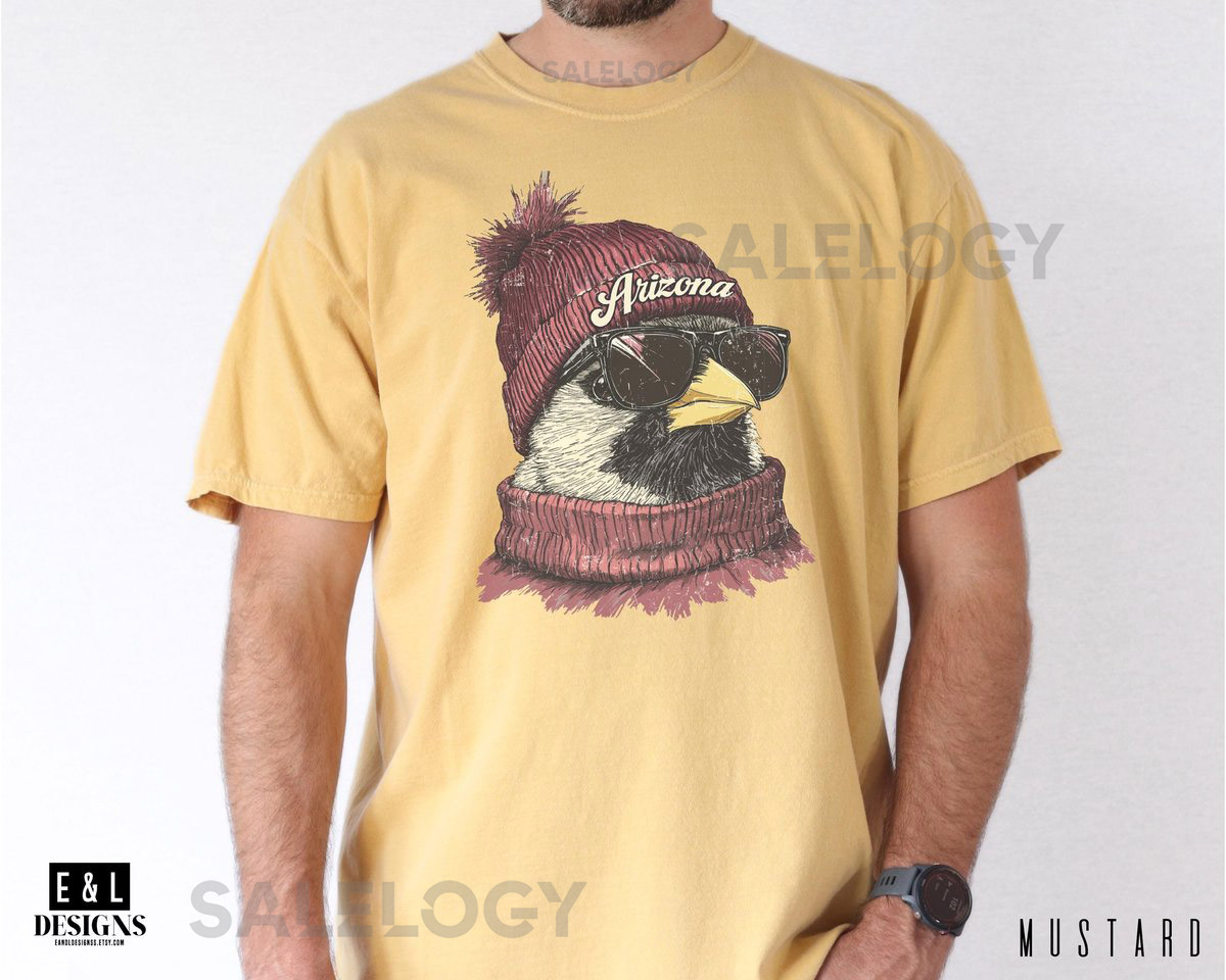 Arizona Football Shirt Comfort Color Tee Retro Cardinals Shirt Gift For Football Fan Trendy Football Shirt Spirit Animal Sports Gear_76