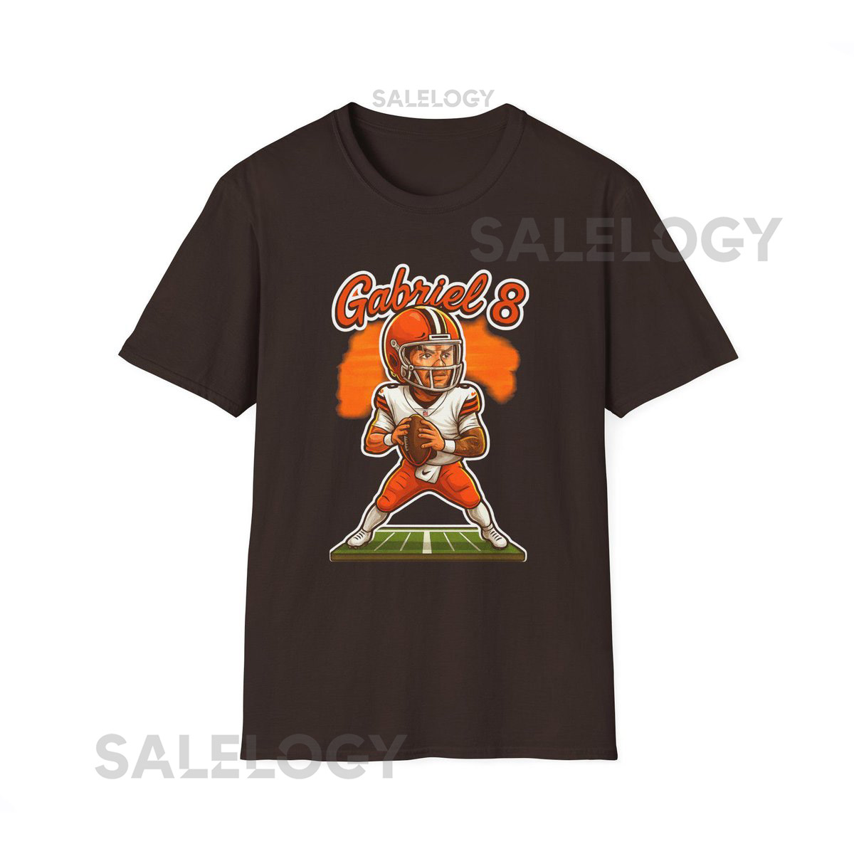 Dillon Gabriel Cleveland Browns Tees Cartoon Quarterback Graphic T-Shirt_407