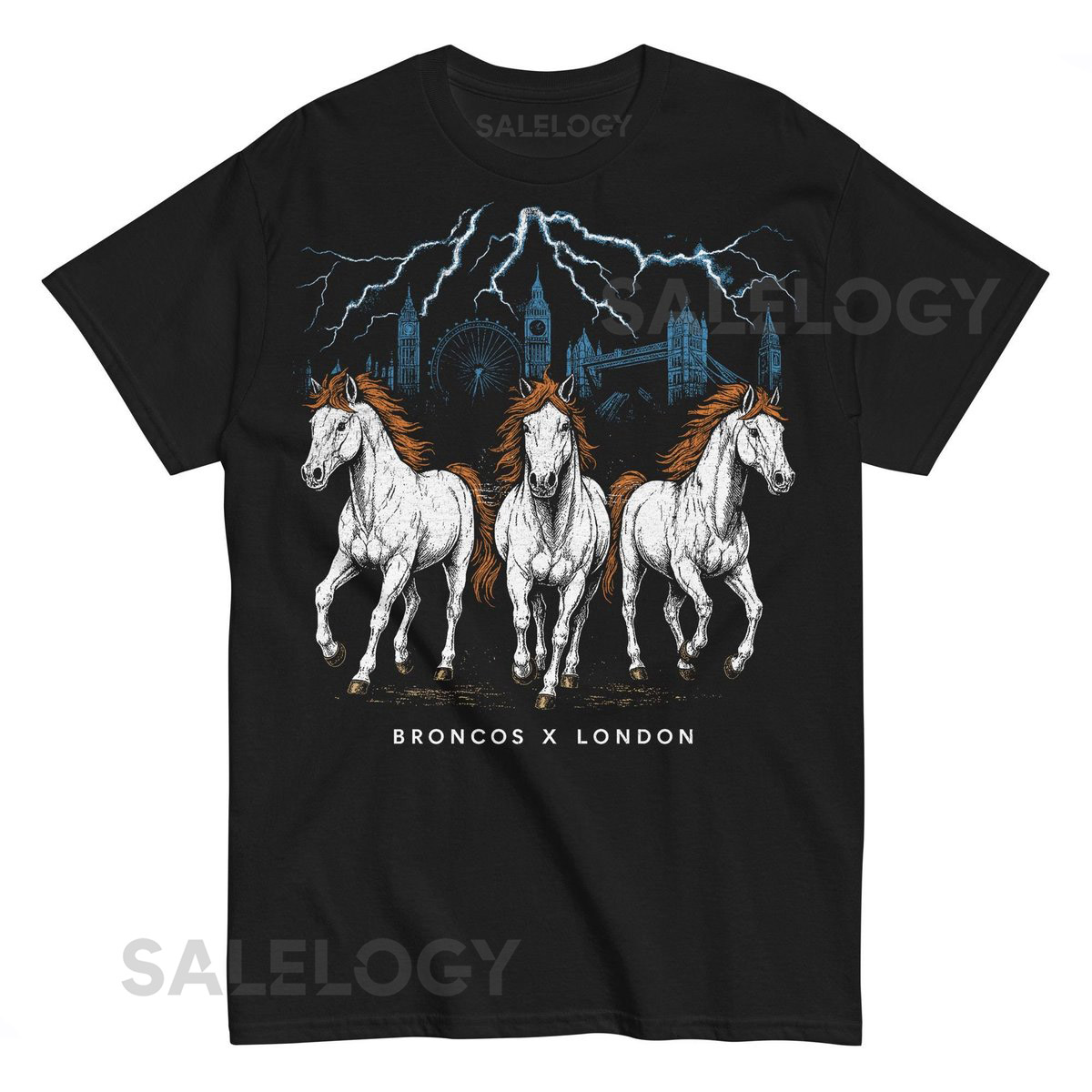 Broncos x London Three Horse Power Tee_49