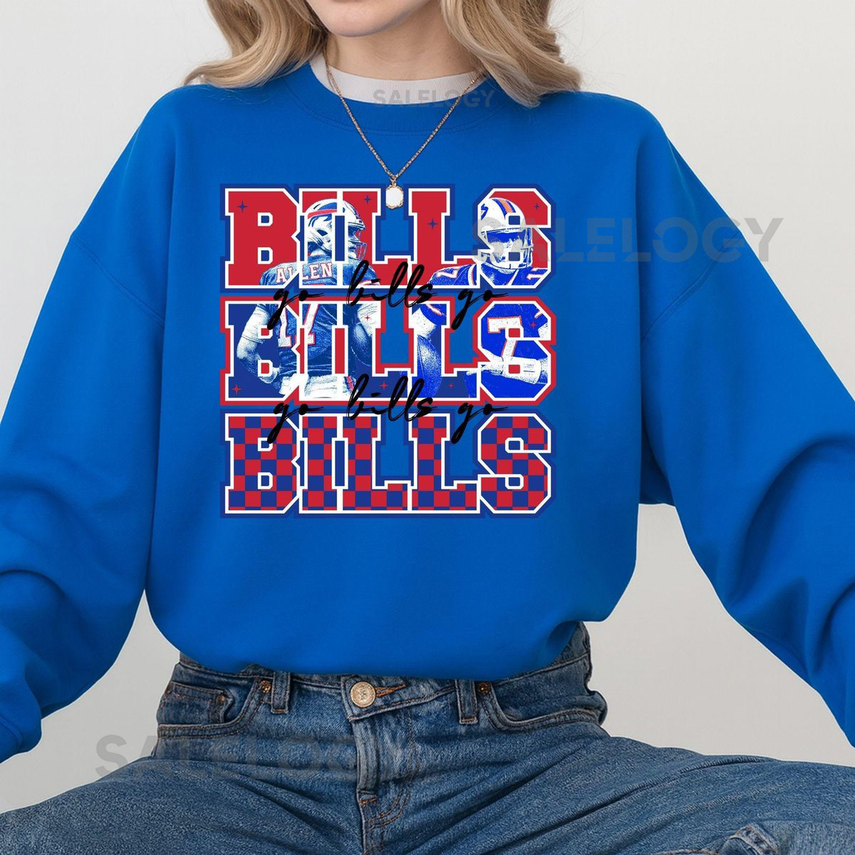 Buffalo Bills Crewneck Sweatshirt Game Day Football Fan Gift_230