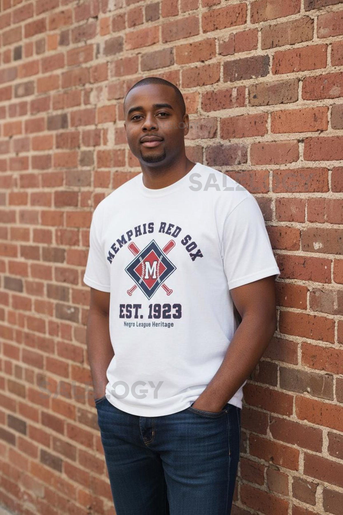 Vintage Memphis Red Sox T-shirt Baseball Fan Tee Unisex Garment-Dyed Shirt Negro League Heritage Apparel Gift for Sports Lovers_693