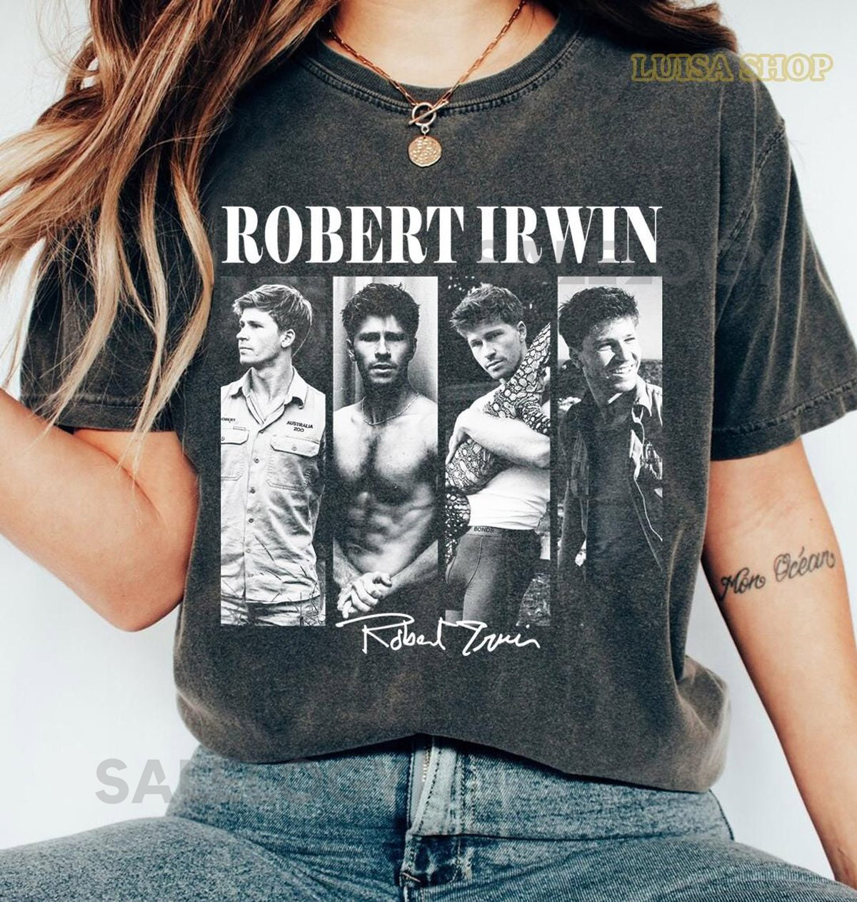 Vintage Robert Irwin Comfort Color Shirt Robert Irwin Fan Gift Retro 90s Robert Irwin Zookeeper Bootleg Shirt Robert Irwin Wildlife_525