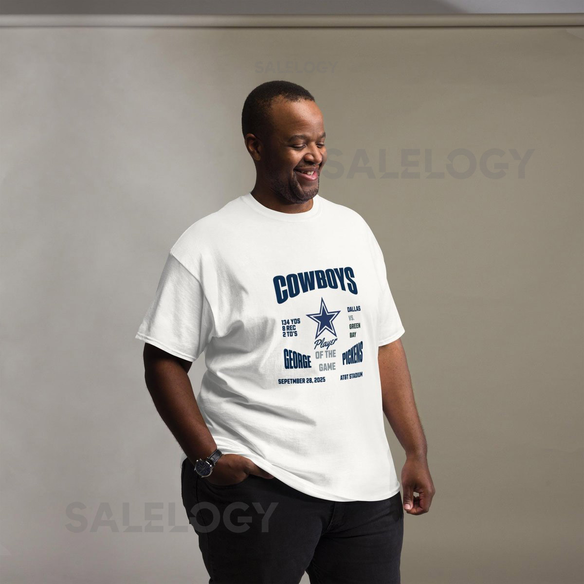 Dallas Cowboys George Pickens T-Shirt_145