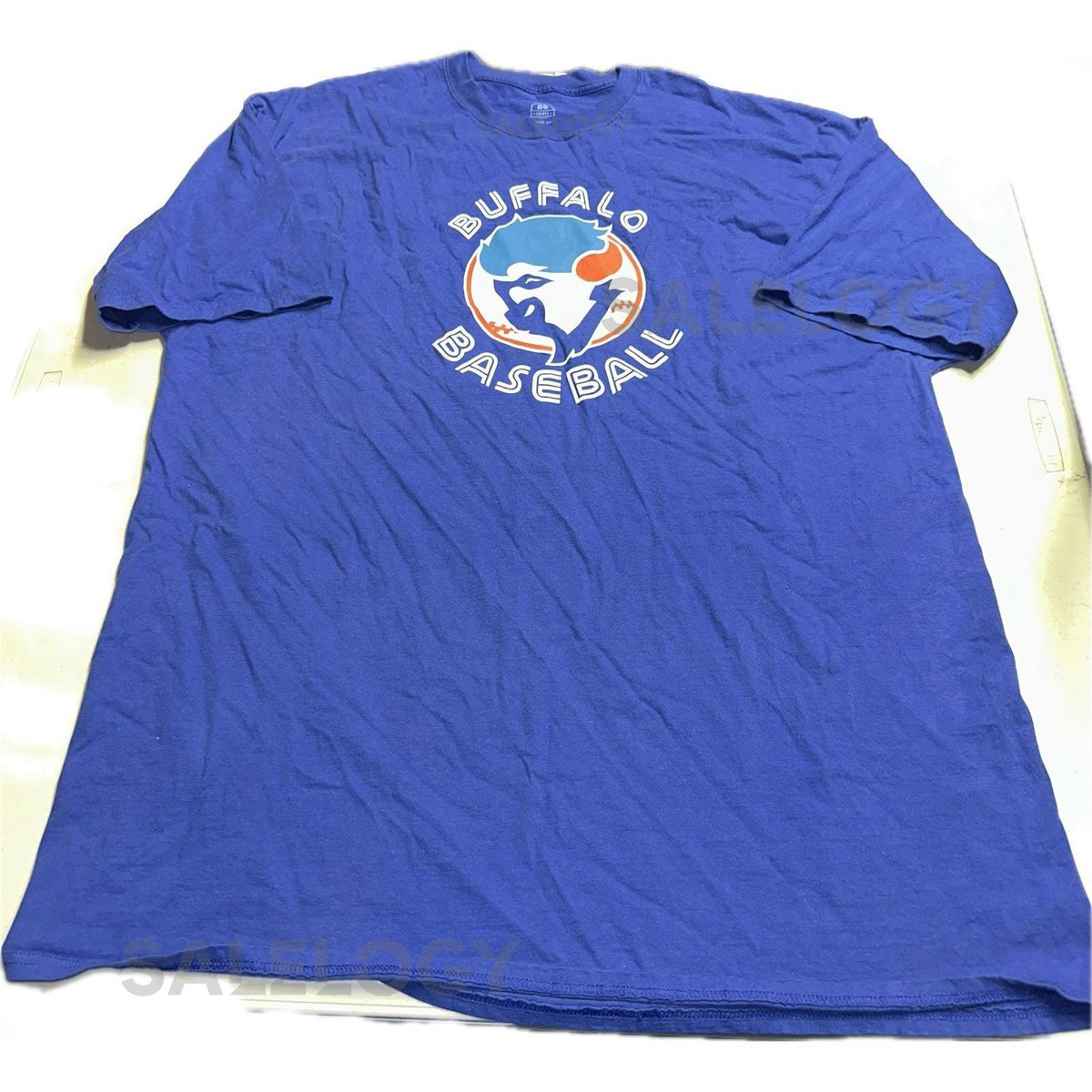 Buffalo Baseball Blue Size 4XL Tall T-Shirt Toronto Blue Jays MLB Tee_146
