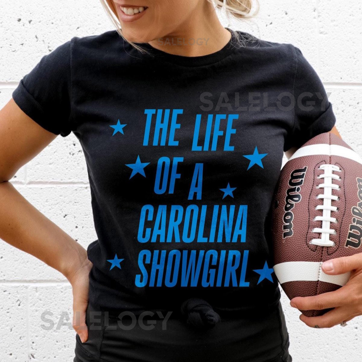 The Life of a Carolina Showgirl T-Shirt Panthers Fan Shirt Showgirl Apparel Swiftie Inspired Tee Carolina Gift for Football Fan_864