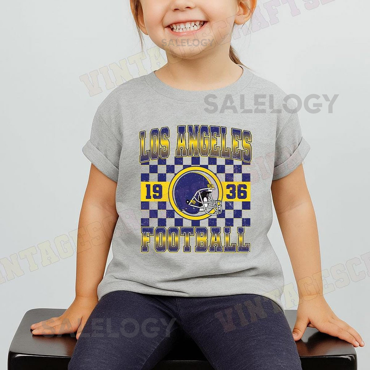 Vintage Los Angeles Football Toddler T-Shirt Los Angeles Football Shirt Los Angeles Football Crewneck Los Angeles Game Day Fan Gifts_821
