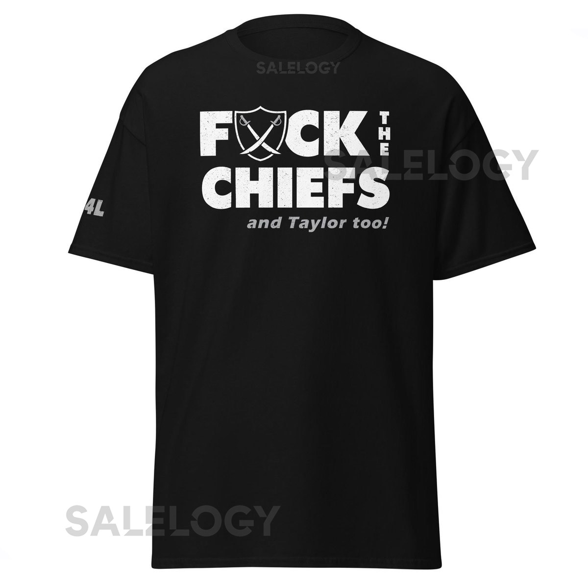 Raiders quotF The Chiefsquot T-shirt w RN4L sleeve tag_689