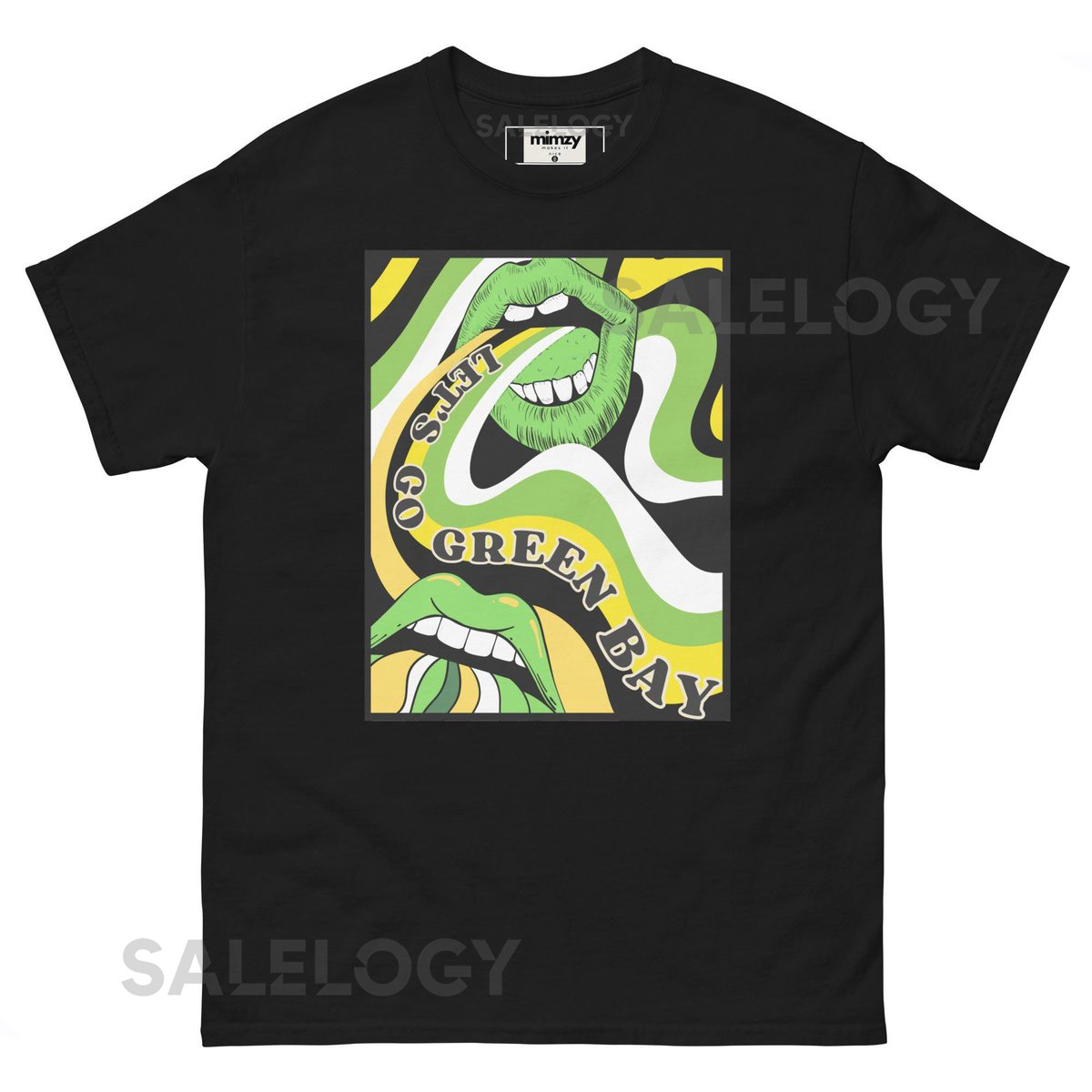 Let's Go Green Bay Psychedelic Unisex class=