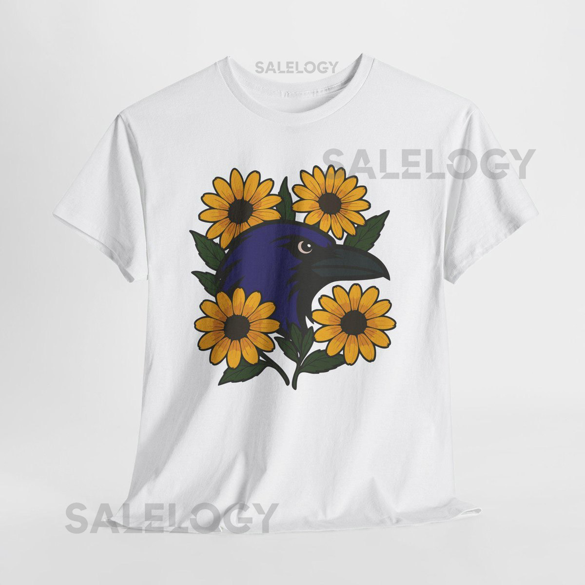 Baltimore Floral Football Shirt Ravens Top Purple and Black Game Day Shirt Baltimore Ravens Tailgating Outfit Football Lovers Shirt_101