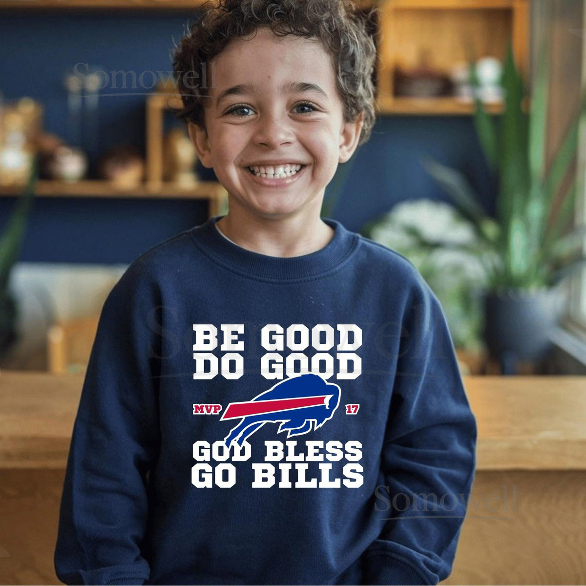 Be Good Do Good God Bless Toddler Sweatshirt Josh Allen 17 Youth Tee Buffalo Fan Gift Shirt Game Day Fan Sweatshirt Football Kids Shirt_179