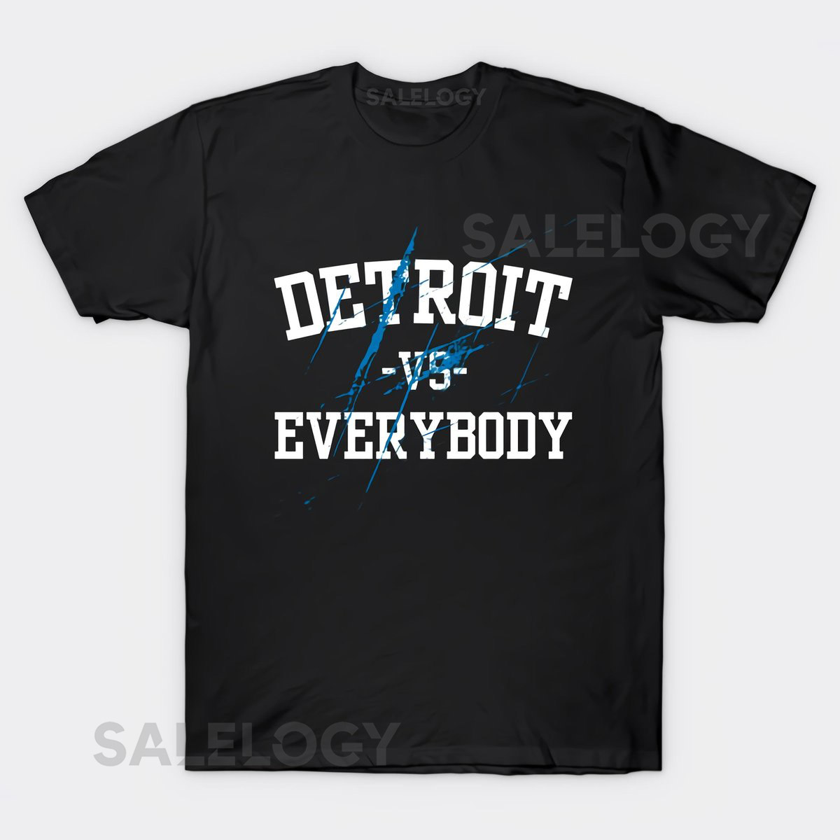 Detroit lions Vs Evereybody All grit Shirt T-Shirt Size S-4XL Black Cool_320