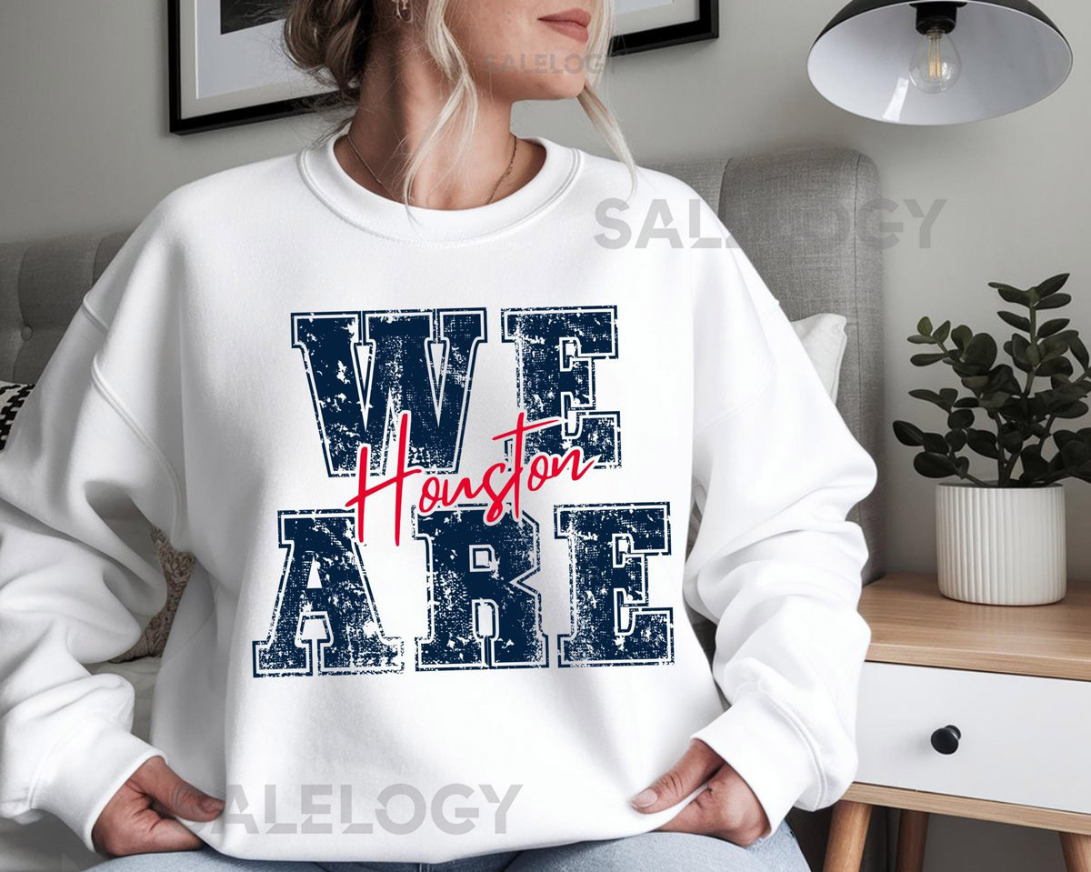 Vintage We Are Houston Football Shirt Houston Texans Game Day Shirt Texans Game Day Texans Shirt Houston Football Sweat_1035