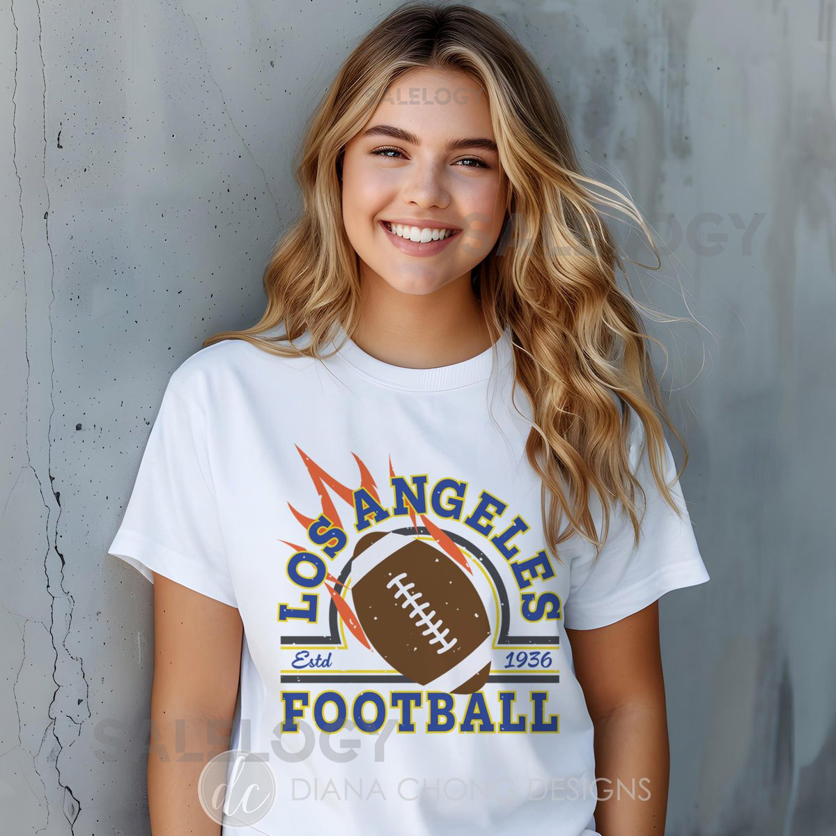 Los Angeles Football Shirt Unisex Vintage Style Gameday Apparel for Fans_559