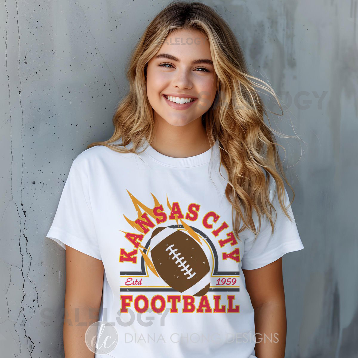 Kansas City Football Shirt Unisex Vintage Style Gameday Apparel for Fans_364