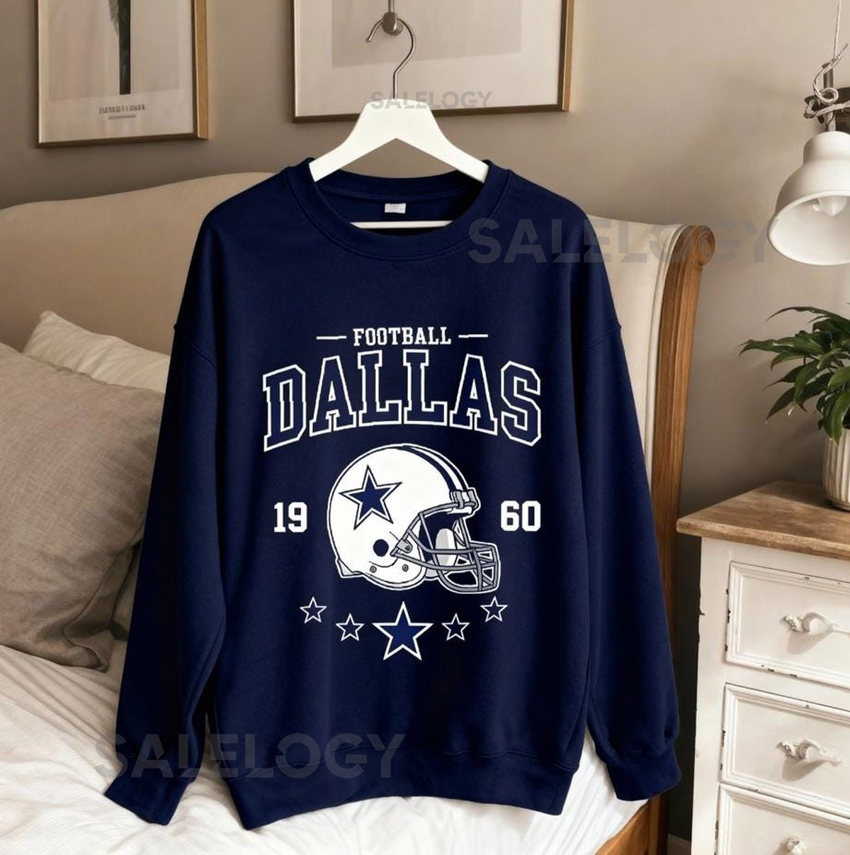 Dallas Football Unisex Shirts Vintage 90s Dallas Football Team Crewneck Sweatshirt Retro Dallas Game Day T-Shirt Dallas Fans Gift_255