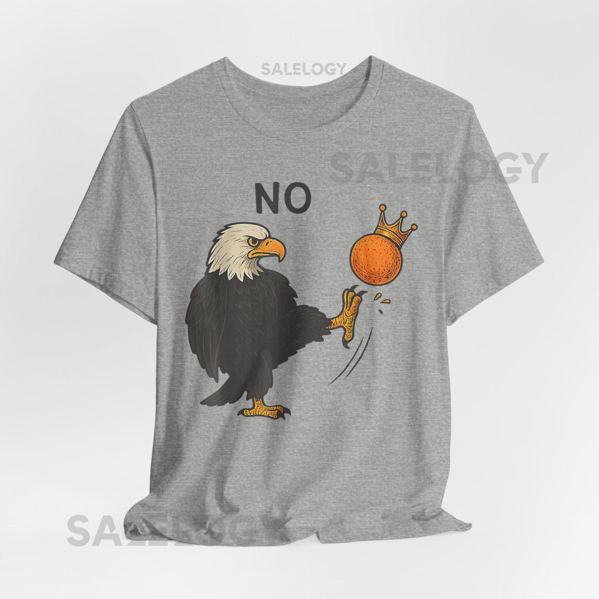 Funny Eagle Graphic Tee - No Kings - Unisex T-Shirt_170