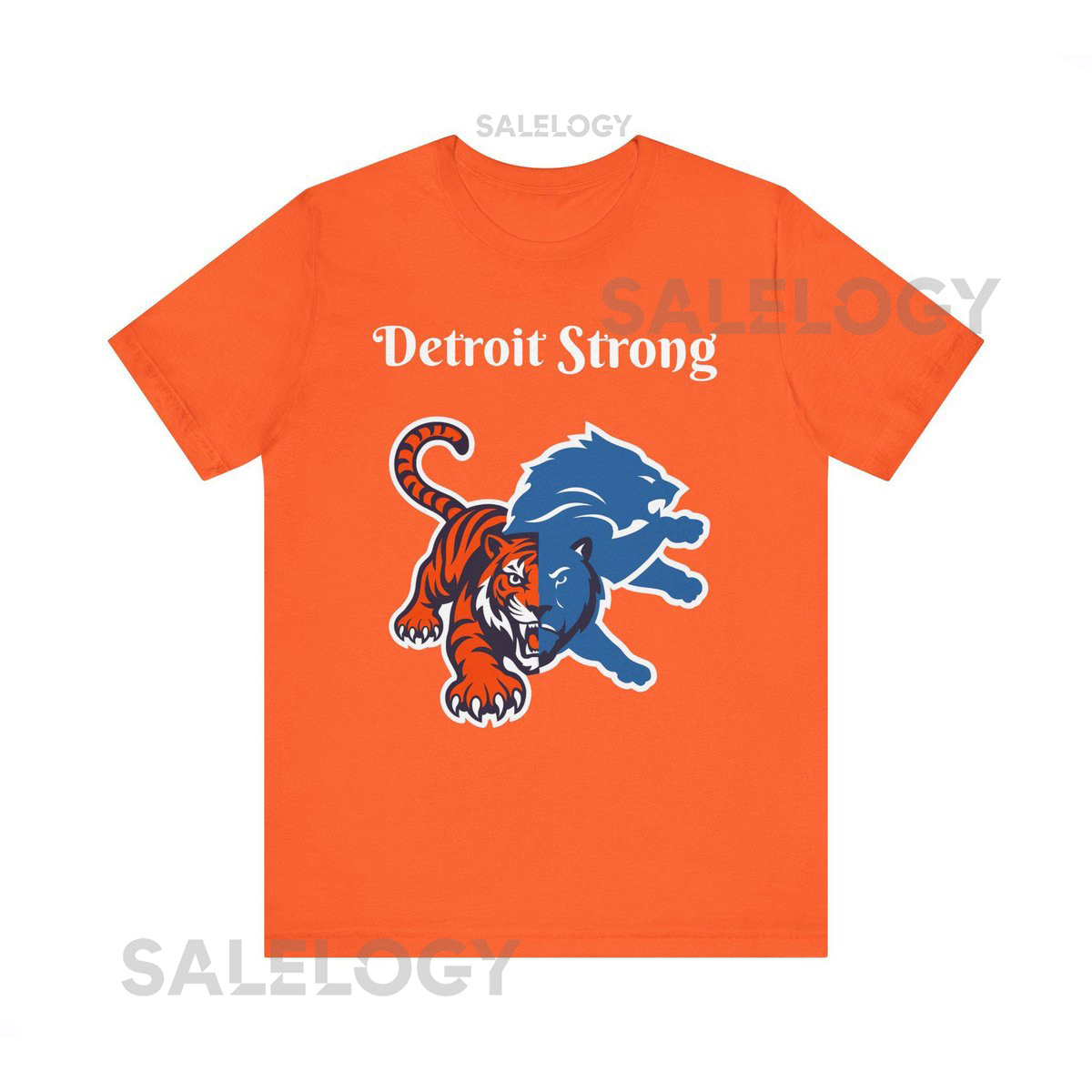 Unisex Tee with Tigers and Lions_846