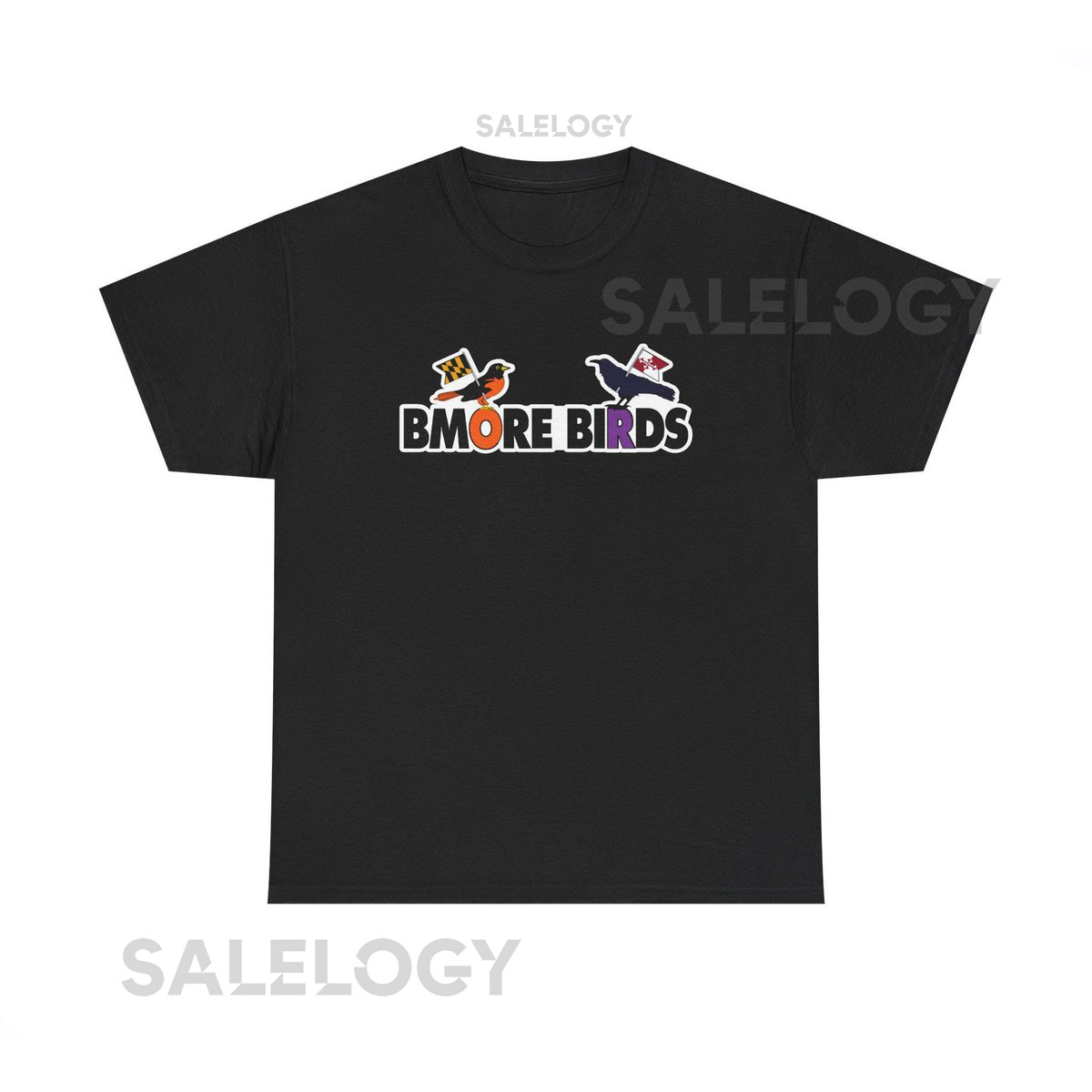 T-Shirt Bmore Birds Ravens and Orioles Design_566