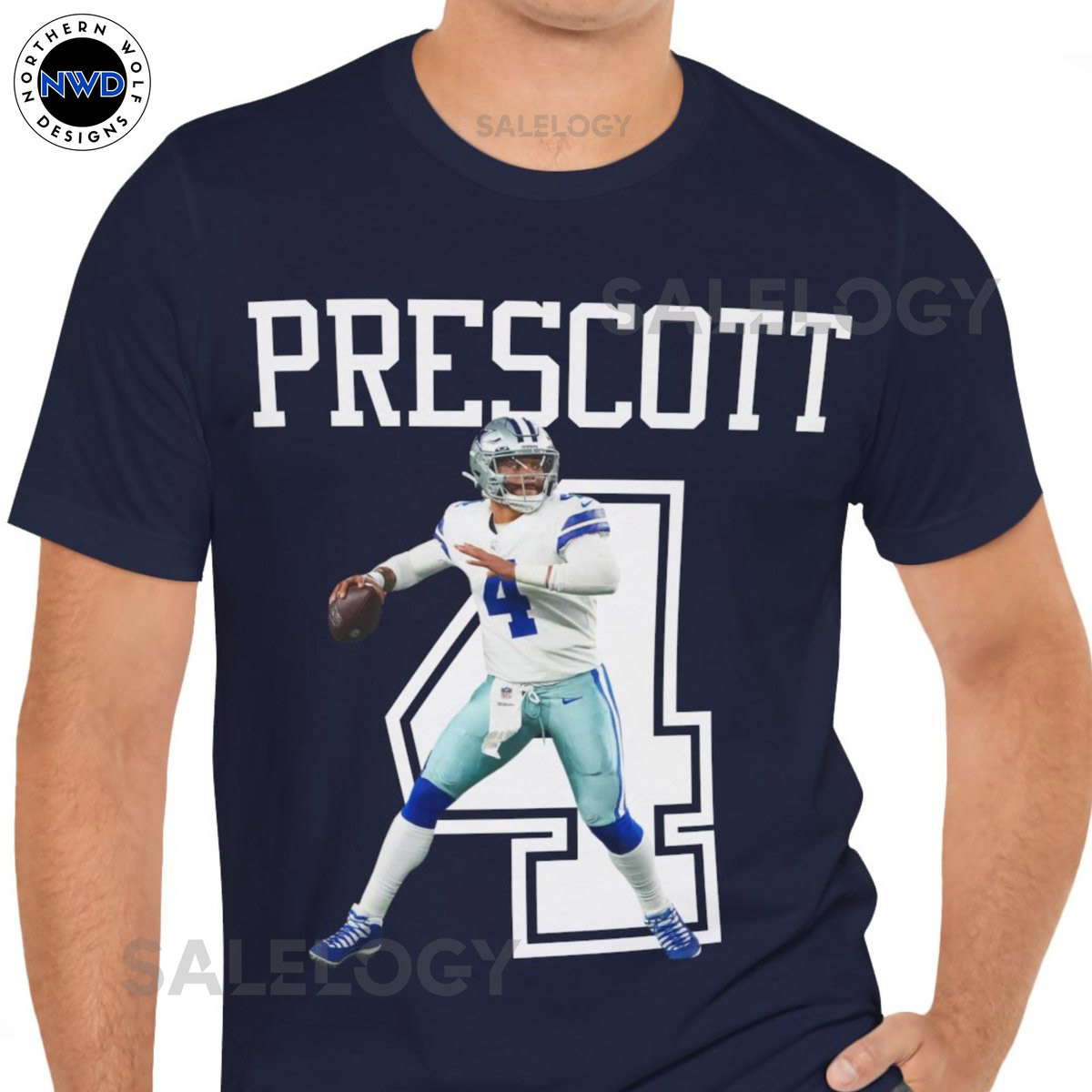 Dak Prescott T-Shirt Dallas Cowboys Tee Dak Prescott Dallas Cowboys Gift Fun Football Gift_109