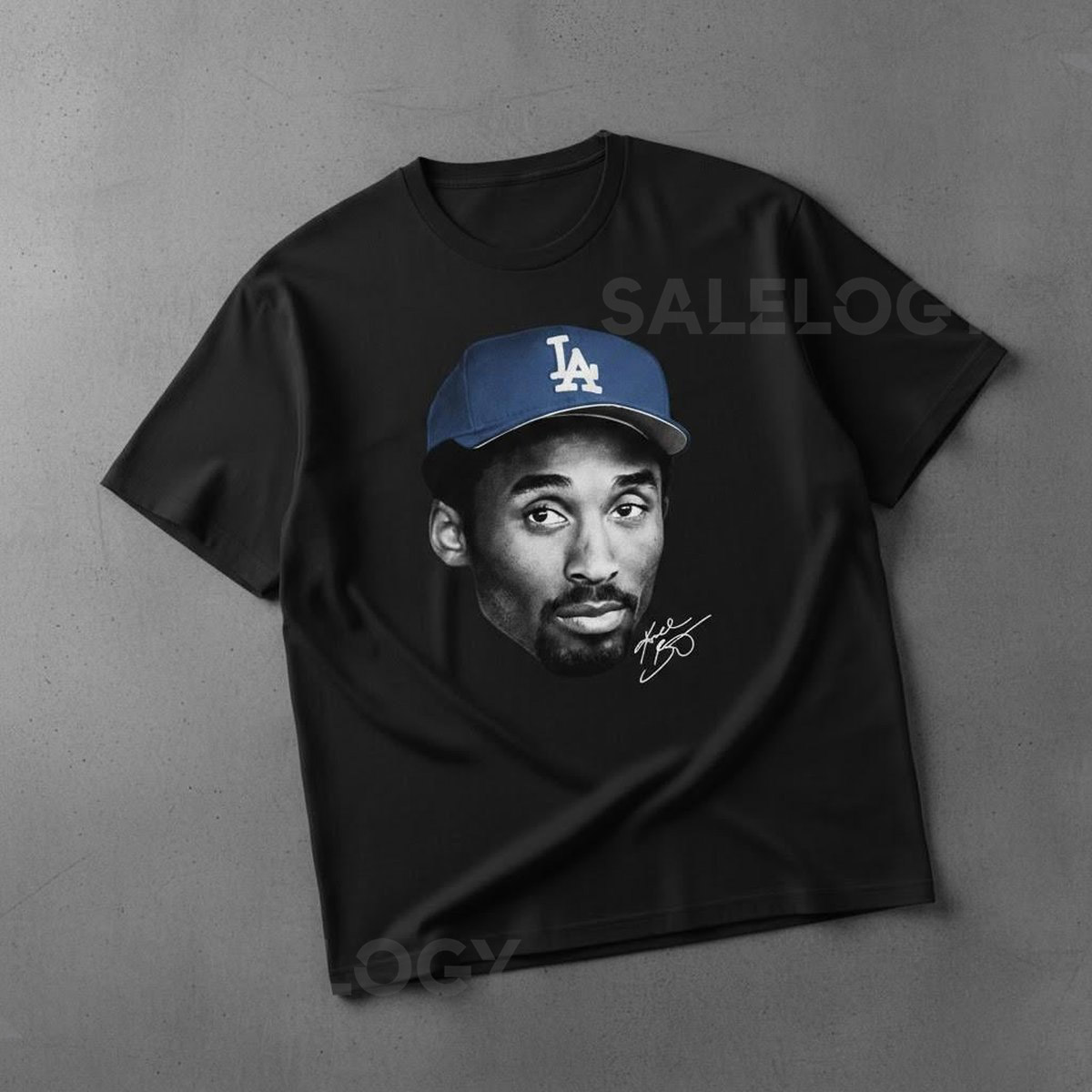 Kobe Bryant quotBig Face Dodgersquot Graphic Tee Kobe Bryant LA Vintage Tee Black Mamba Shirt 90s Style Basketball Legend Shirt_417