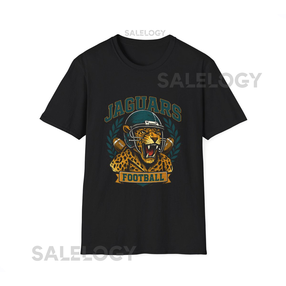 Jaguars Football Unisex Softstyle T-Shirt Casual Sports Tee Game Day Apparel Football Fan Shirt Unique Gift for Sports _715