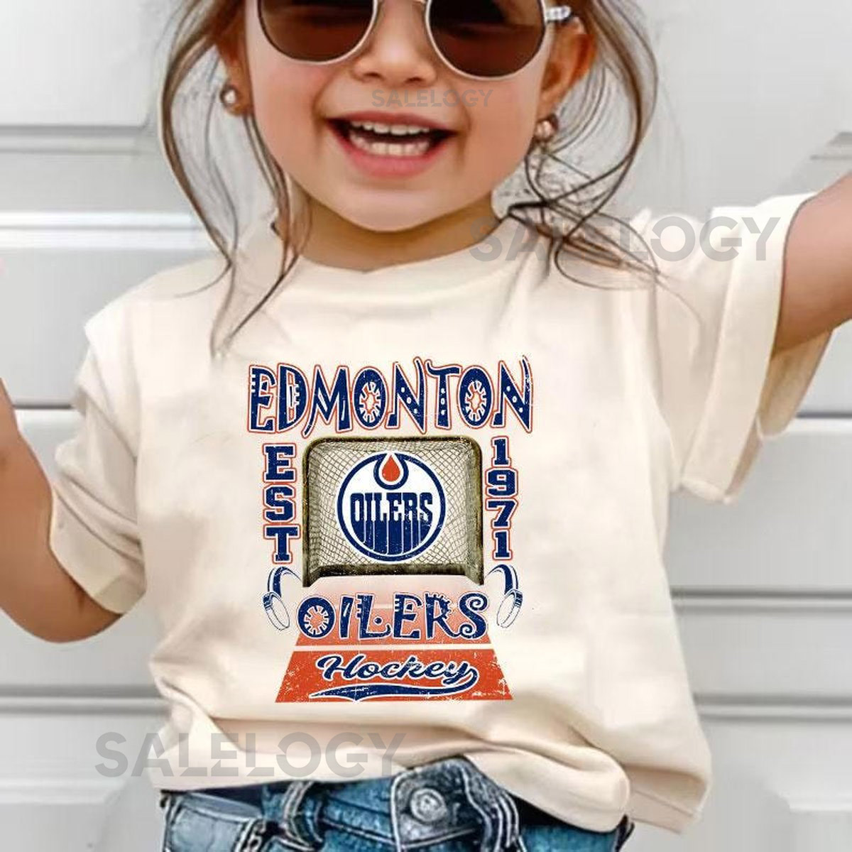 Retro Edmonton Ice Hockey tshirt Youth Adult Game Day Shirt Vintage Look for Sports Lovers Perfect Gift for Kids Adult Supporters_425