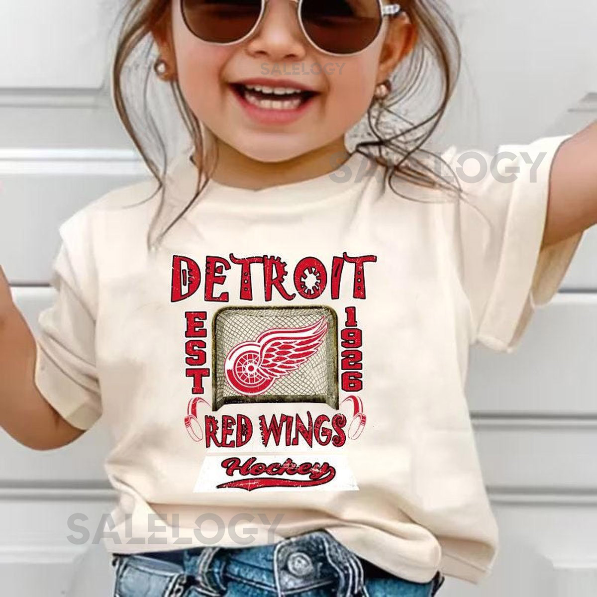 Retro Detroit Ice Hockey tshirt Youth Adult Game Day Shirt Vintage Look for Sports Lovers Perfect Gift for Kids Adult Supporters_423
