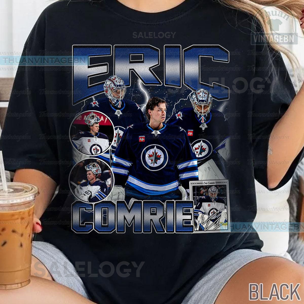 Vintage Eric Comrie shirt Eric Comrie Tee Comfort colors Eric Comrie Tee Bootleg Rap tee Winnipeg Youth Hockey Tee_721